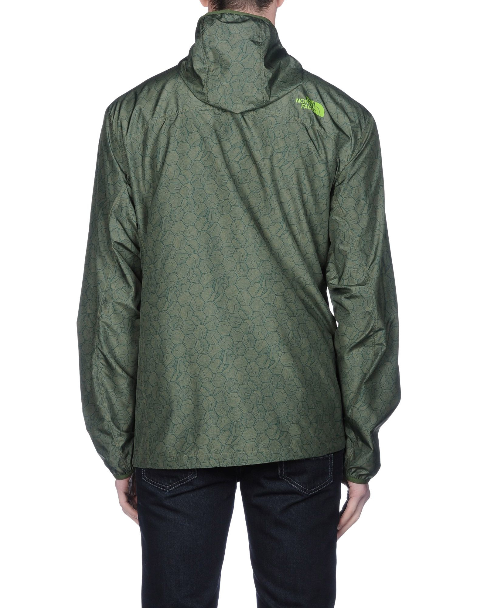 the north face green coat