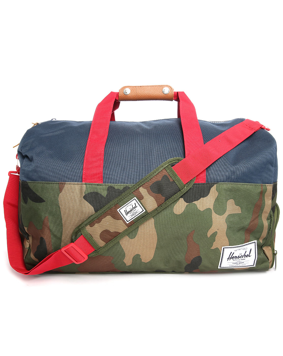 Herschel supply co. Blue And Camouflage Lonsdale Weekend Bag in Green ...