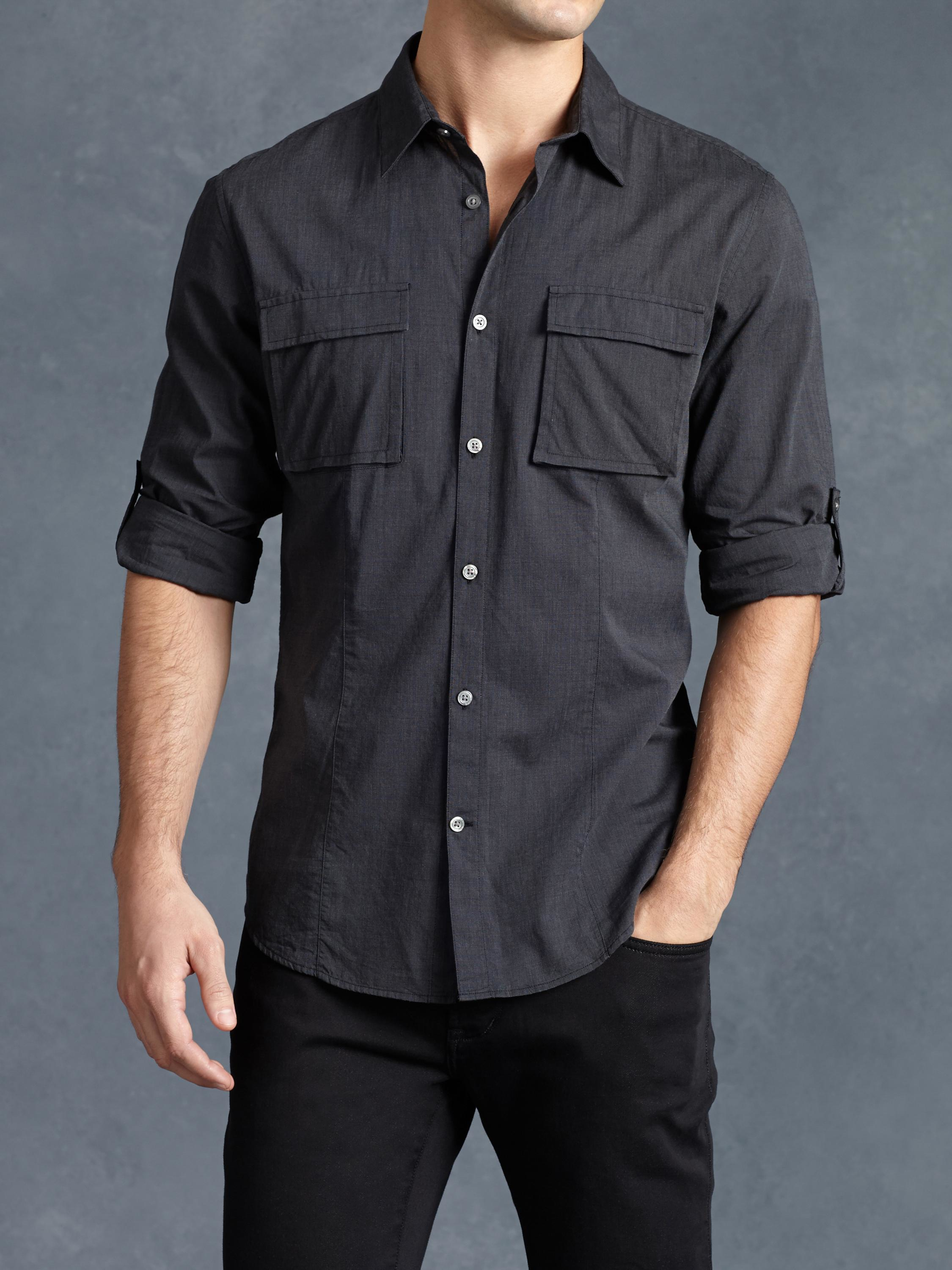 black shirts for men near me