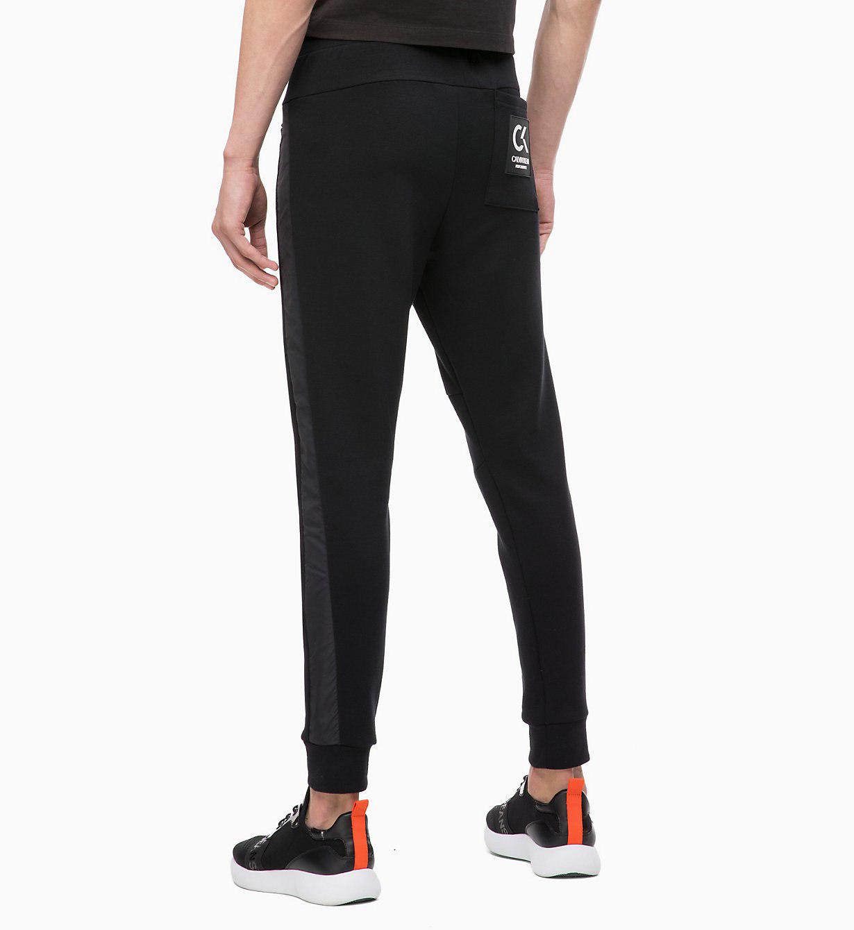 Calvin Klein Synthetic Joggers in Black for Men - Lyst