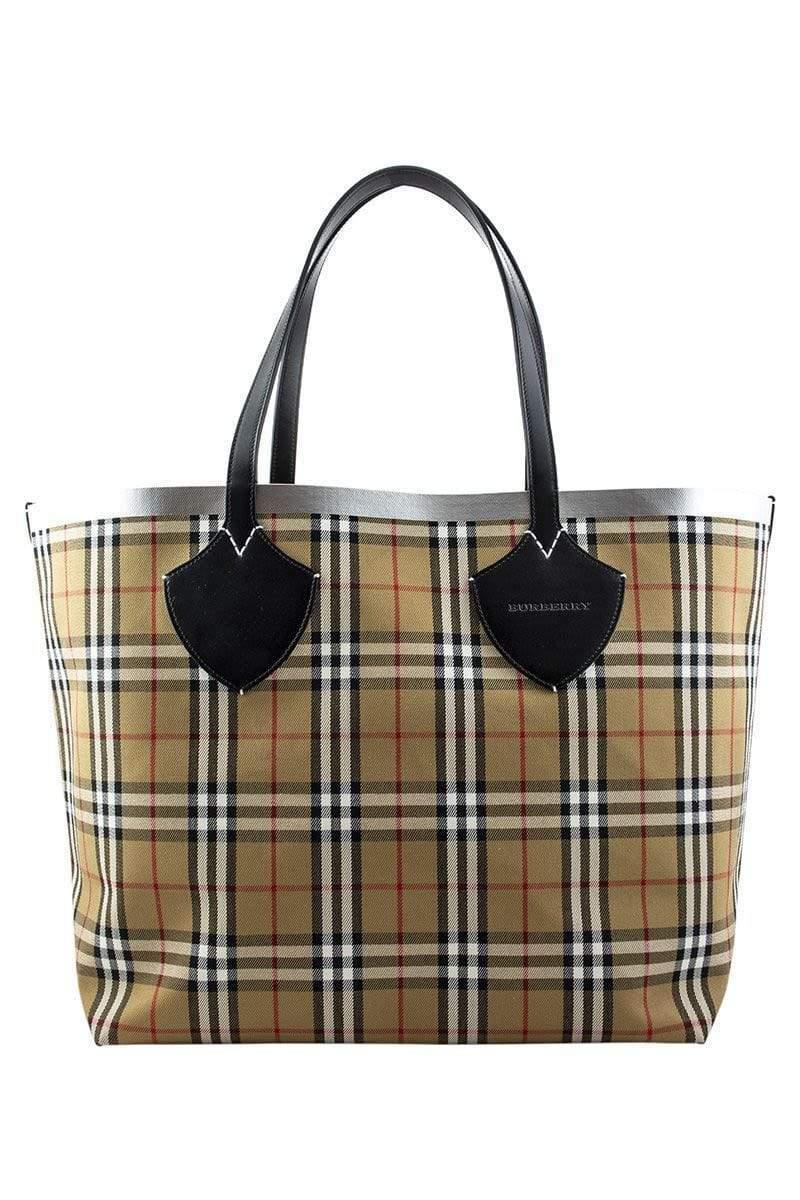 Lyst Burberry The Giant Reversible Tote In Vintage Check