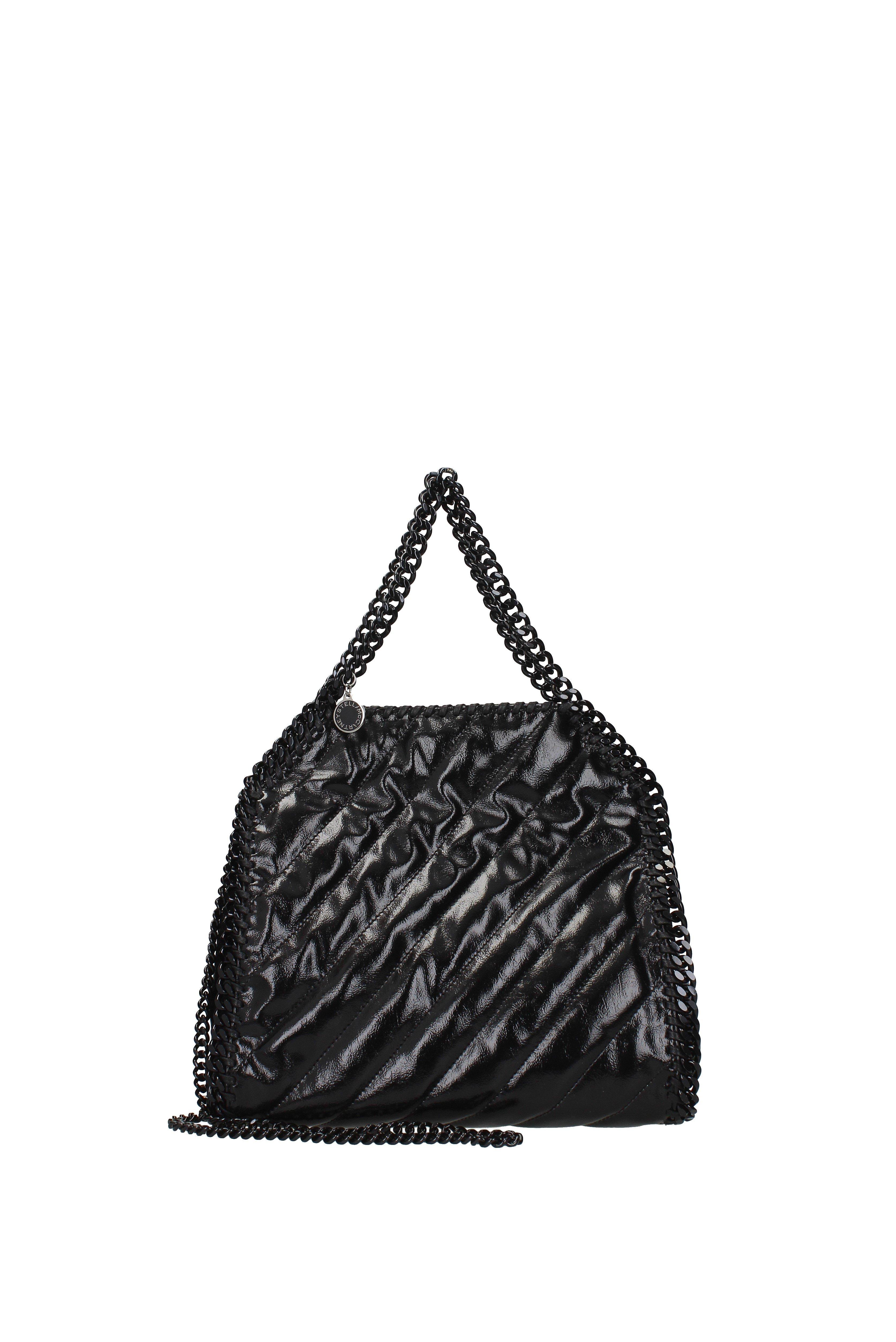 Stella McCartney Stella Small Logo Crossbody Bag in Black - Meghan