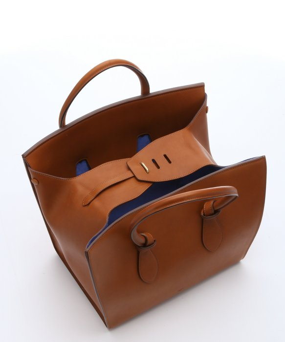 C¨¦line Tan Leather \u0026#39;Knot\u0026#39; Bag With Matching Pouchette in Brown ...  