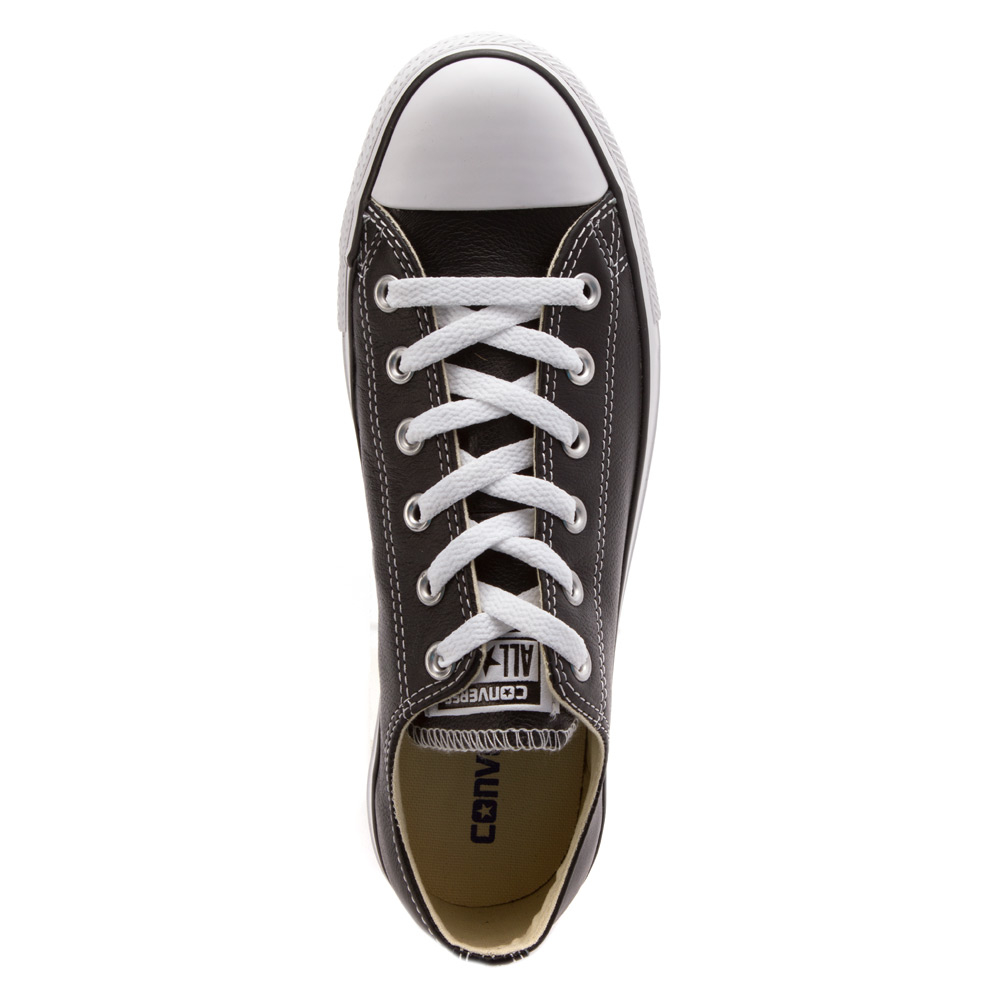 Lyst - Converse Chuck Taylor Leather Low Top Sneaker in Black for Men