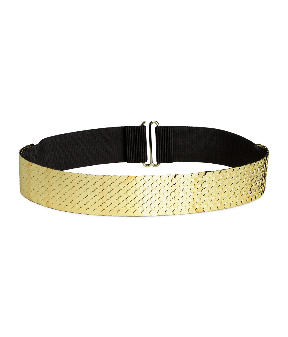 belt elastic gold waist Lyst Elastic in Waist H&m Metallic Belt belt elastic gold waist Lyst Elastic in Waist H&m Metallic Belt