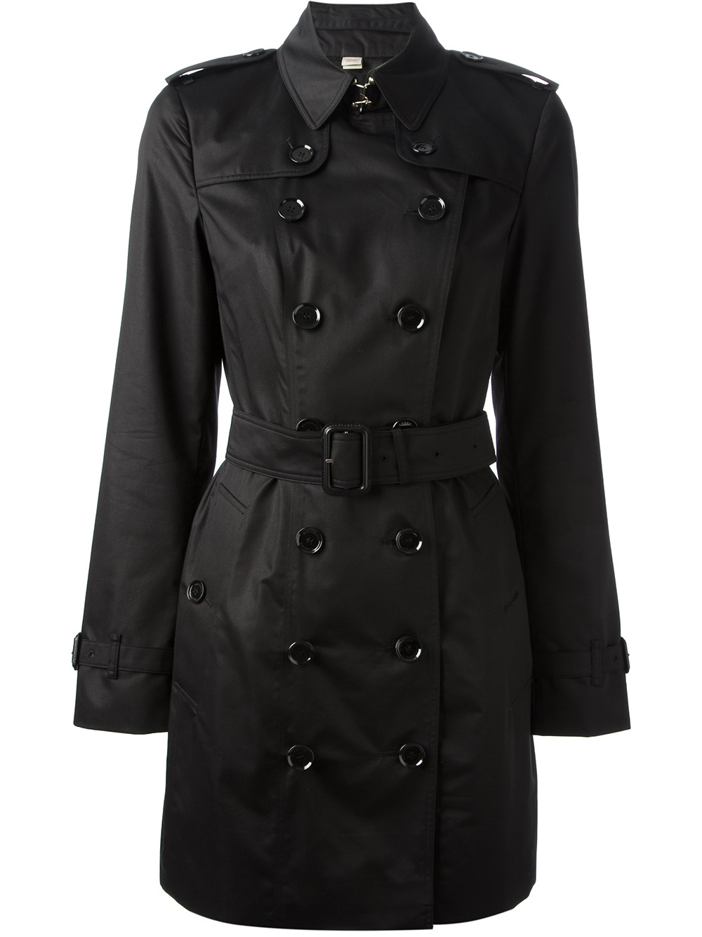 Burberry London Queensbury Trench Coat in Black | Lyst