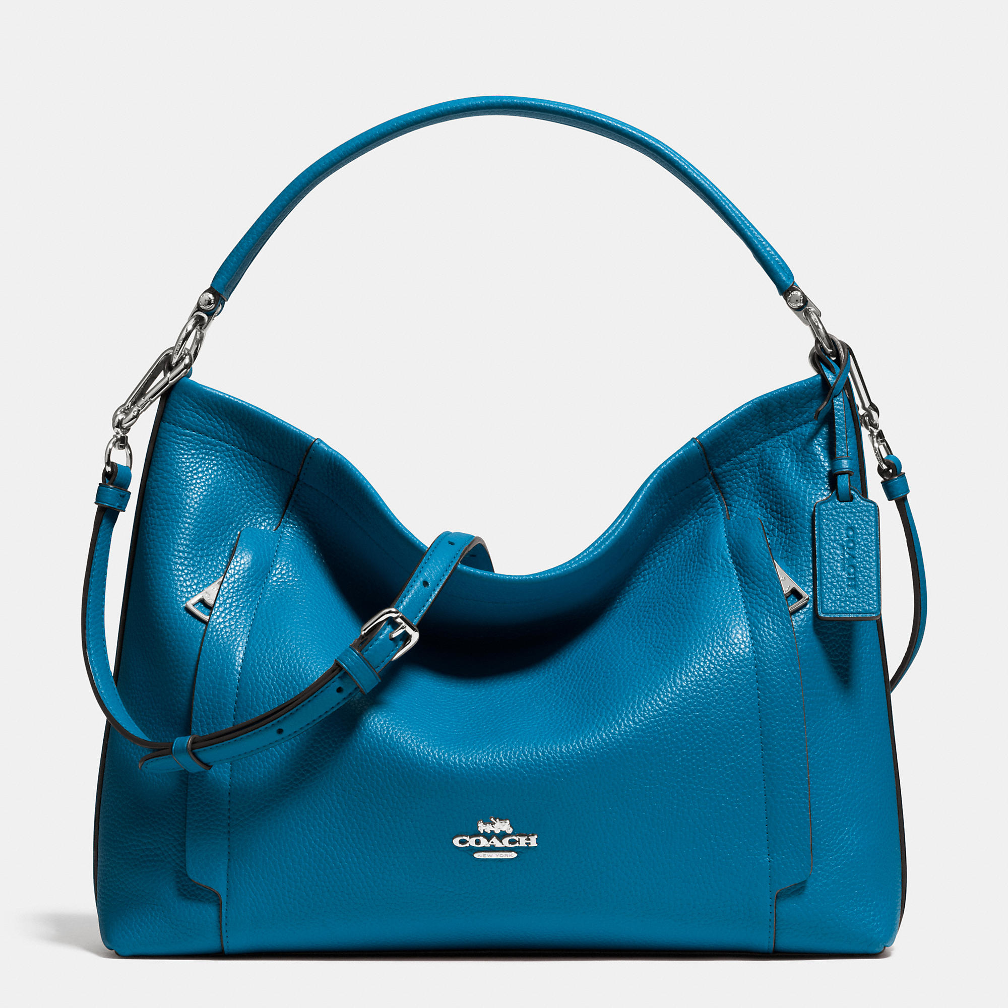 coach hobo teal