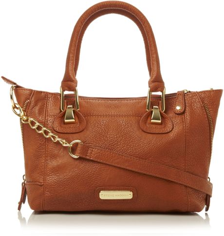 Steve Madden Bsocialt Chain Detail Handbag in Brown (Tan) | Lyst