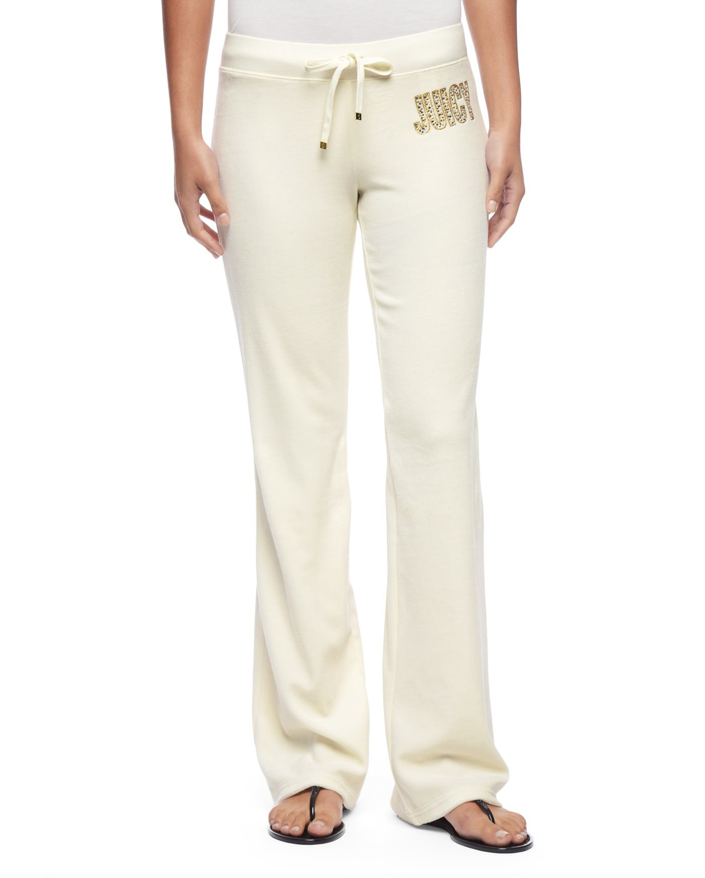 women's juicy couture velour midrise bootcut pants