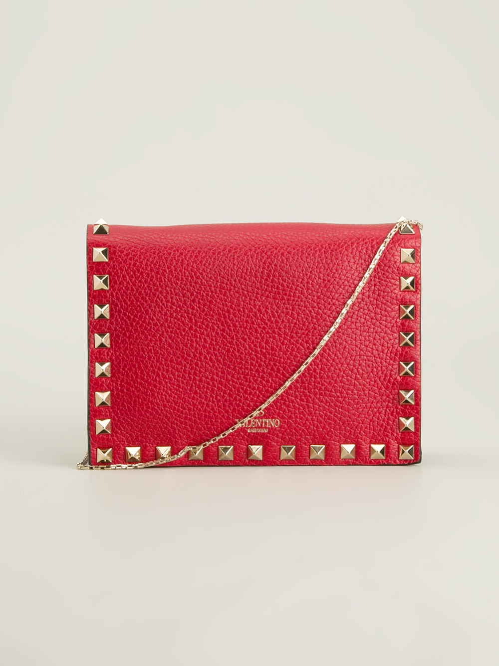 Valentino Mini Rockstud Cross Body Bag in Red Lyst