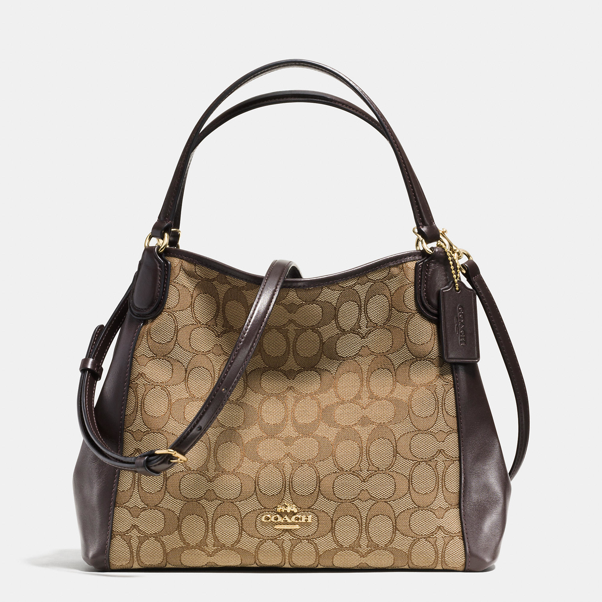 Order Coach Messenger Bag Nylon Underwear A5e49 1a239 Netherlands Lyst Coach E Shoulder Bag 28 In Signature Jacquard Brown 15119 654c9