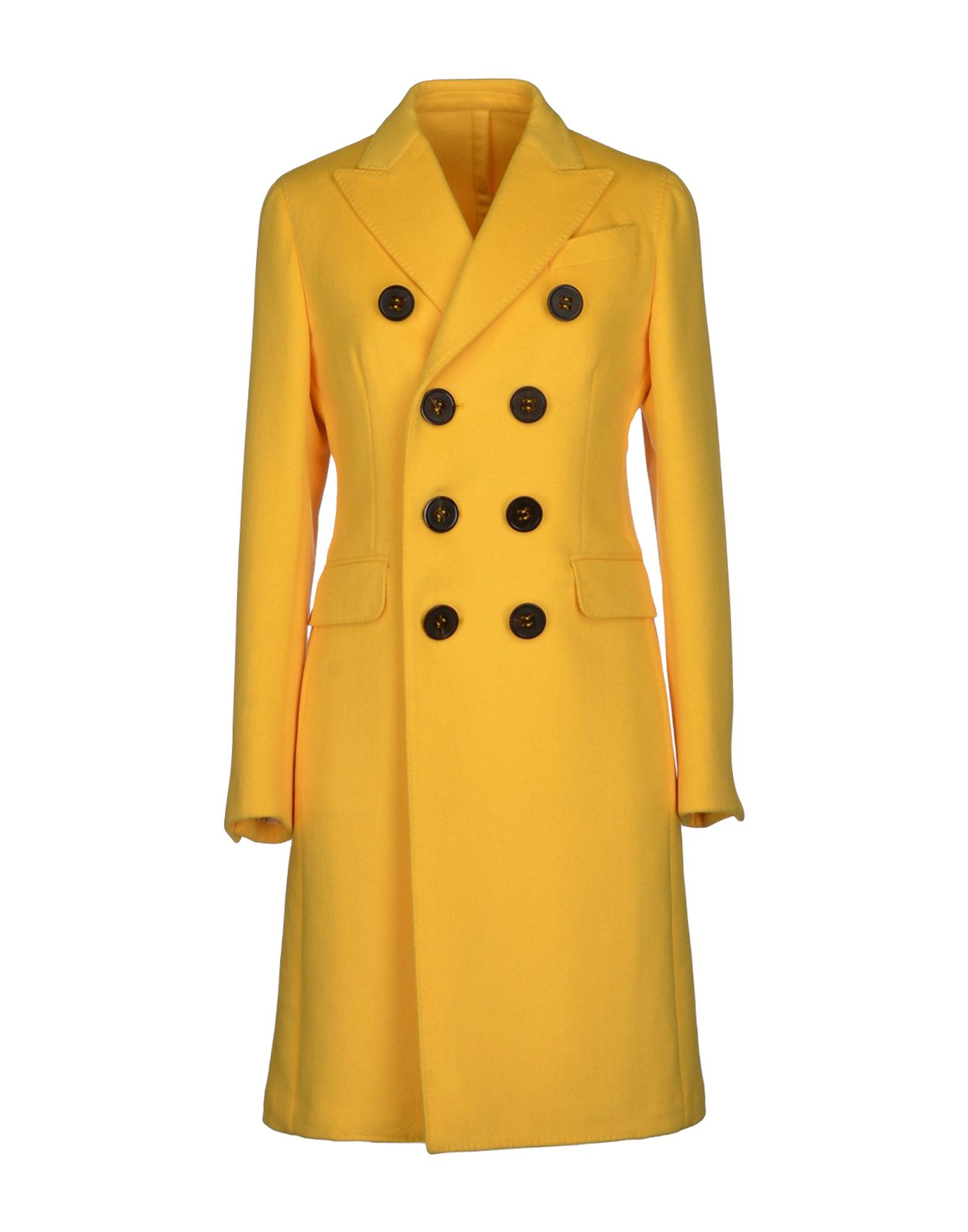 Dsquared² Coat in Yellow | Lyst