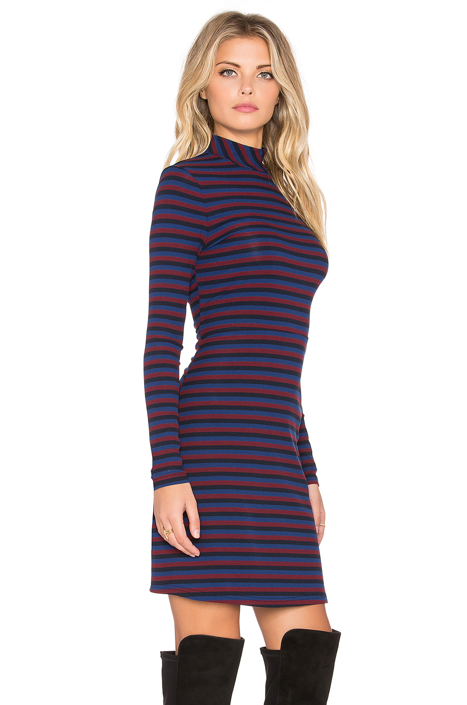 Lyst Glamorous Stripe Mini Dress In Blue