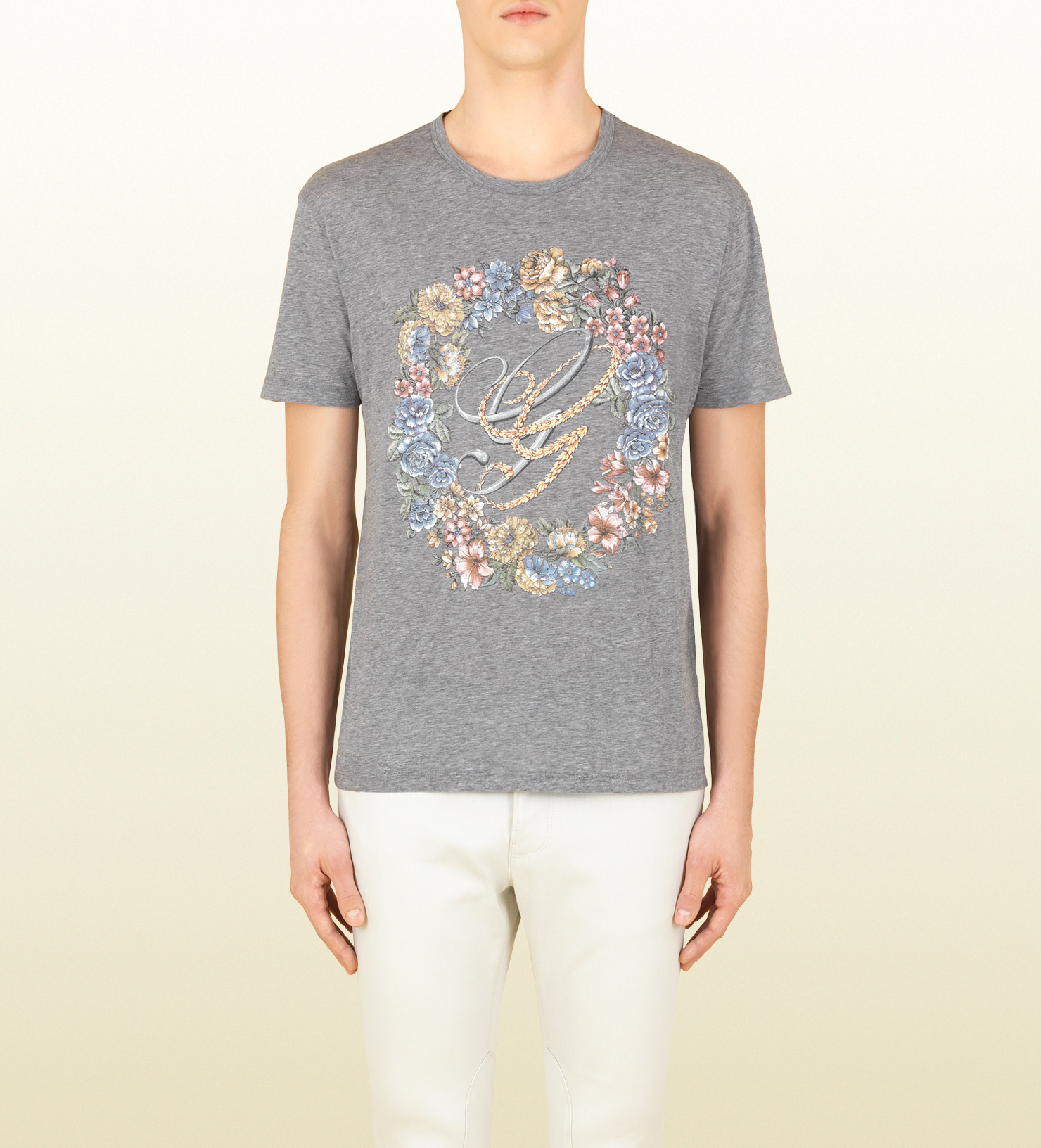 gucci gray t shirt