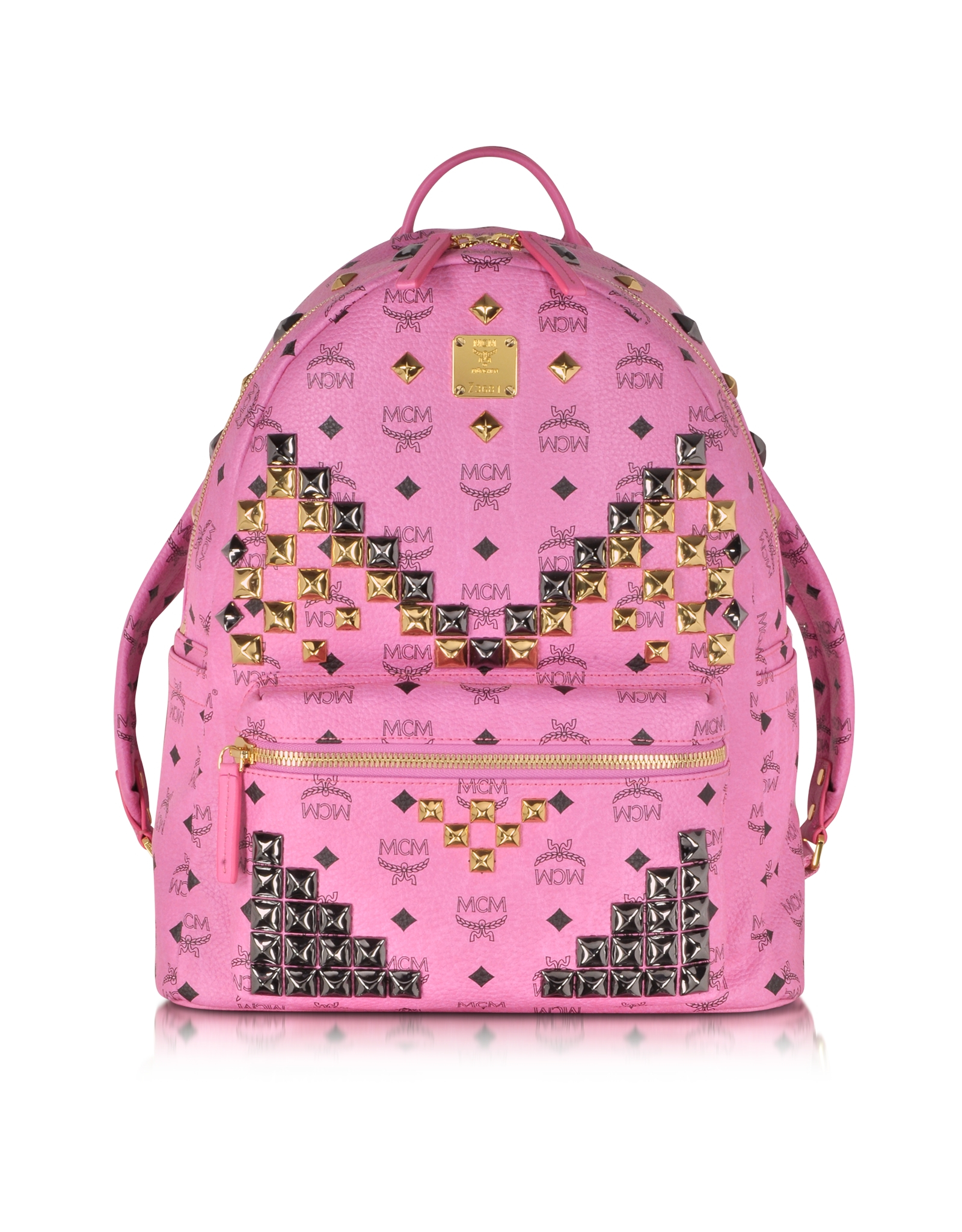 Lyst Mcm Pink Medium Stark Backpack In Gallery