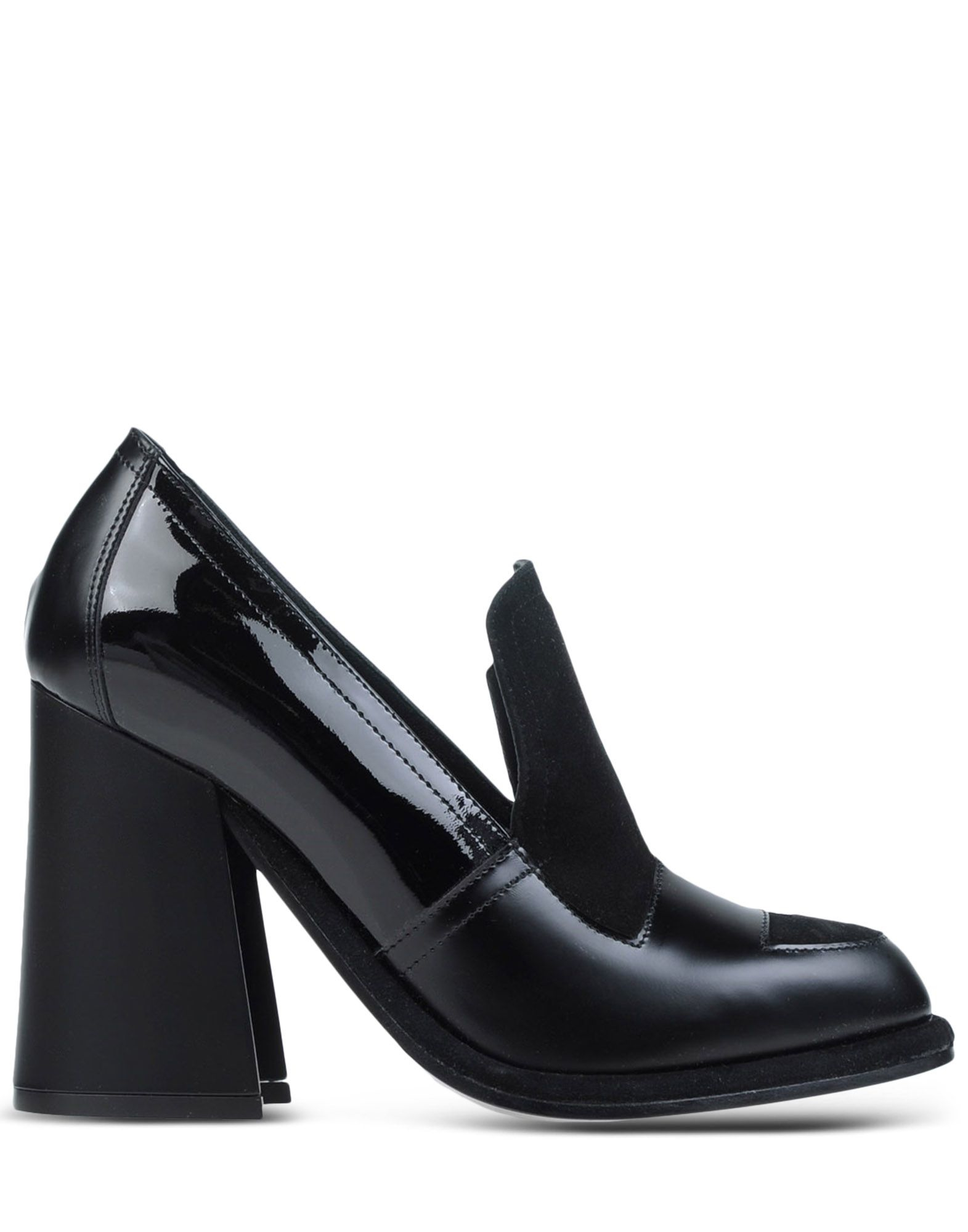 J.w. anderson Contrast Leather Loafers in Black | Lyst