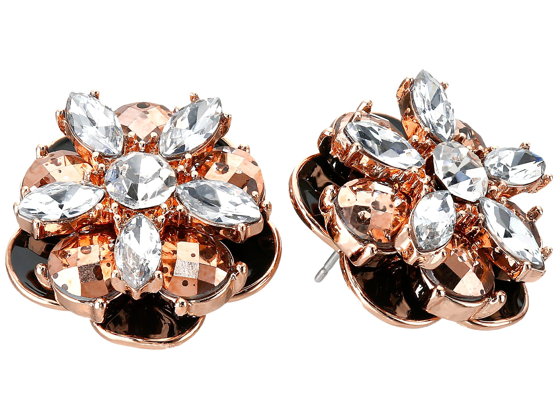 Lyst Kate Spade New York Fame And Flowers Statement Stud Earrings Gallery