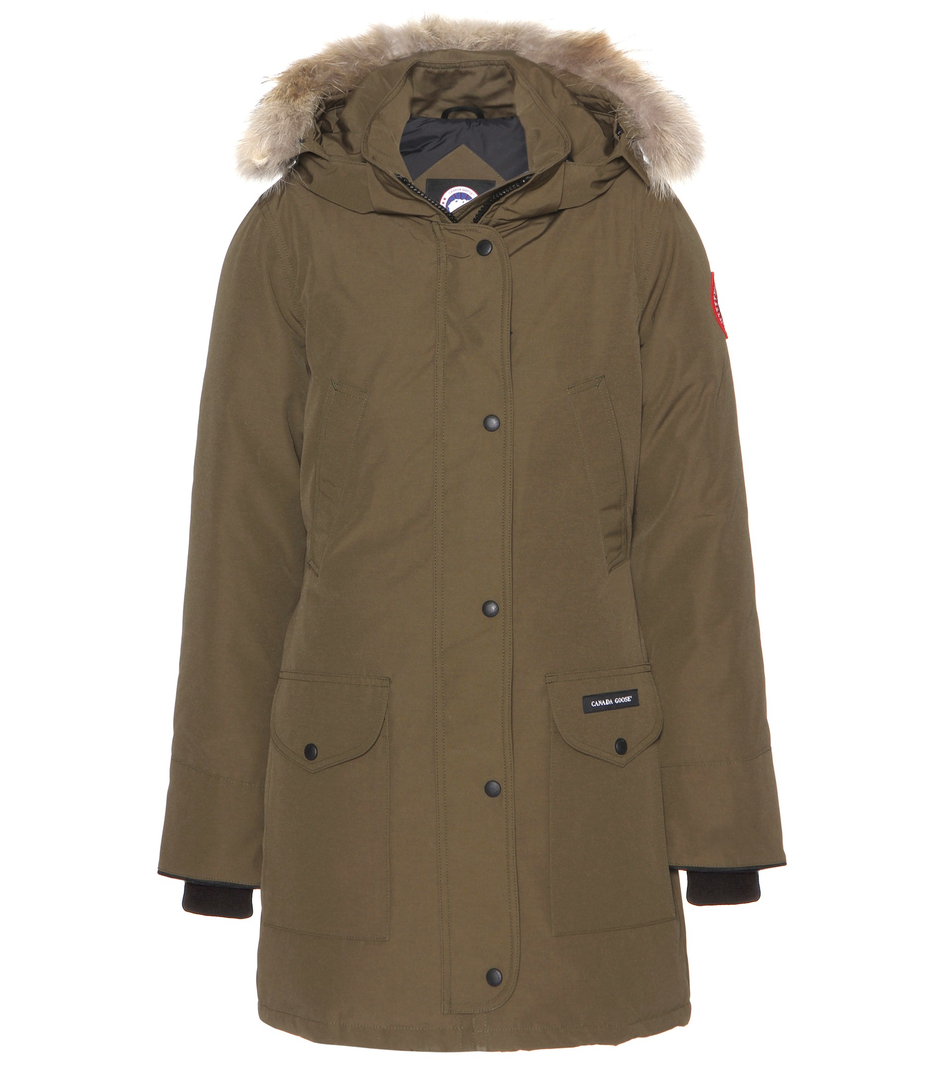 Canada Goose jackets sale official - Canada goose Trillium Down Jacket With Fur-trimmed Hood in Green ...