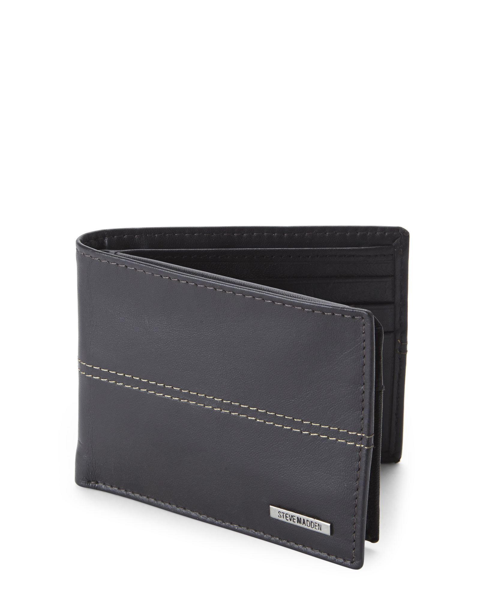 brown steve madden wallet