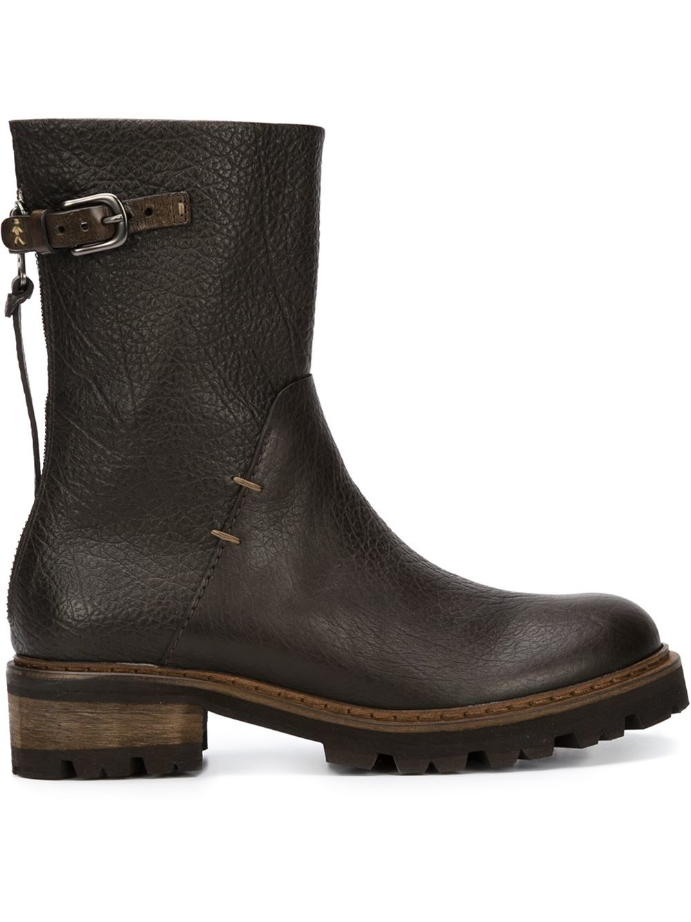 Henry Beguelin Ankle Boots in Brown Lyst