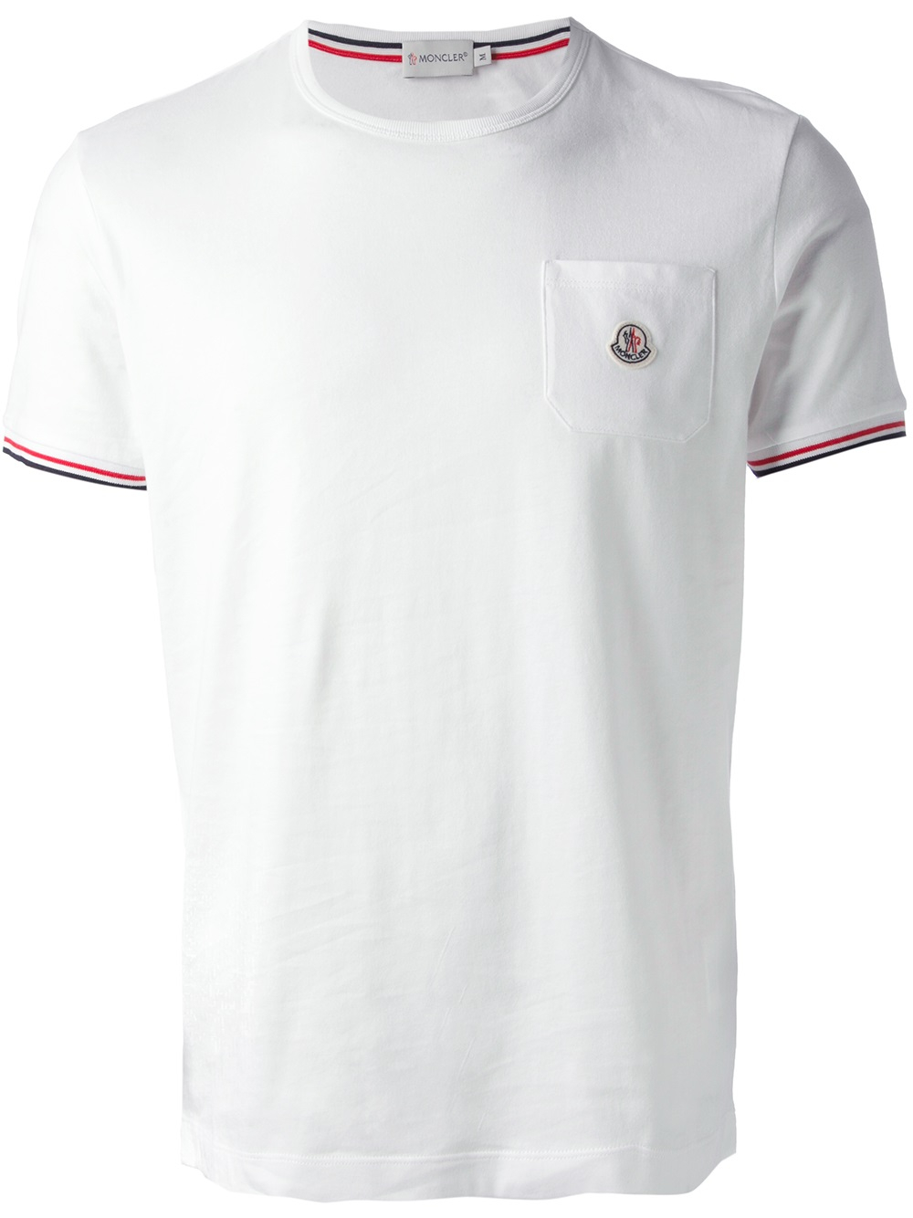 Moncler Classic T-Shirt in White for Men | Lyst