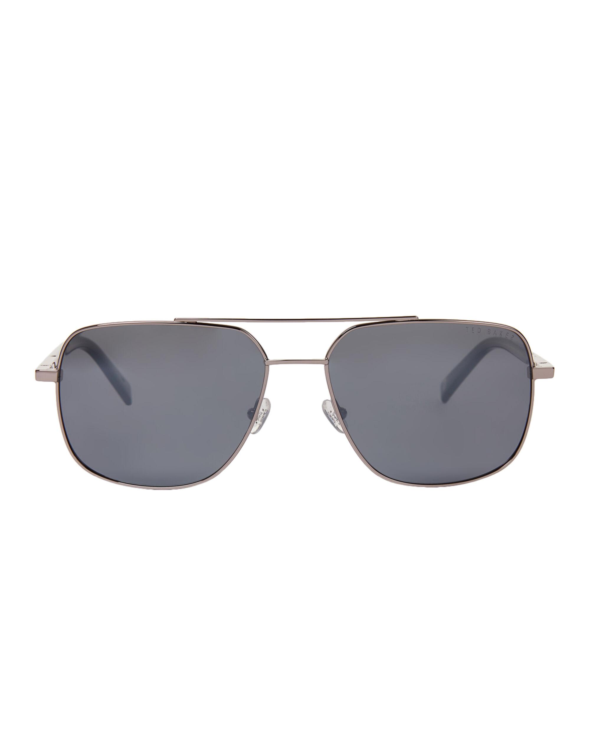 Ted Baker Tb150 Gunmetal-tone & Black Polarized Navigator Sunglasses ...