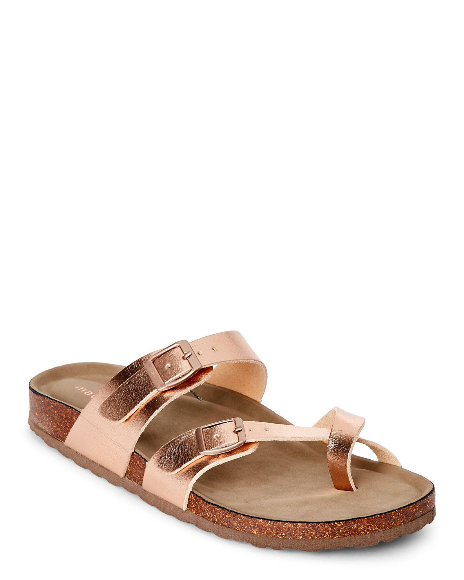 madden girl bryceee rose gold