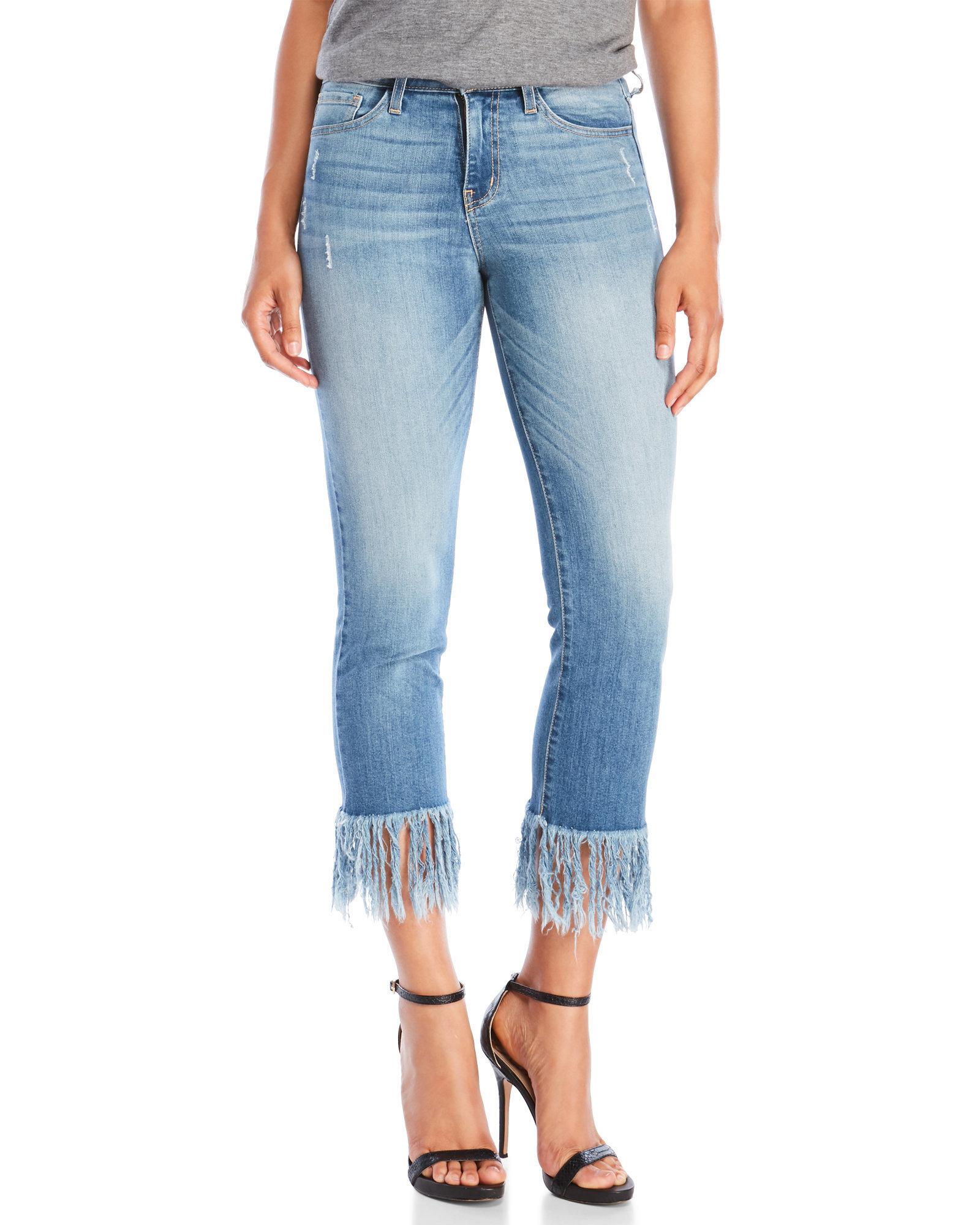 flying monkey cropped jeans