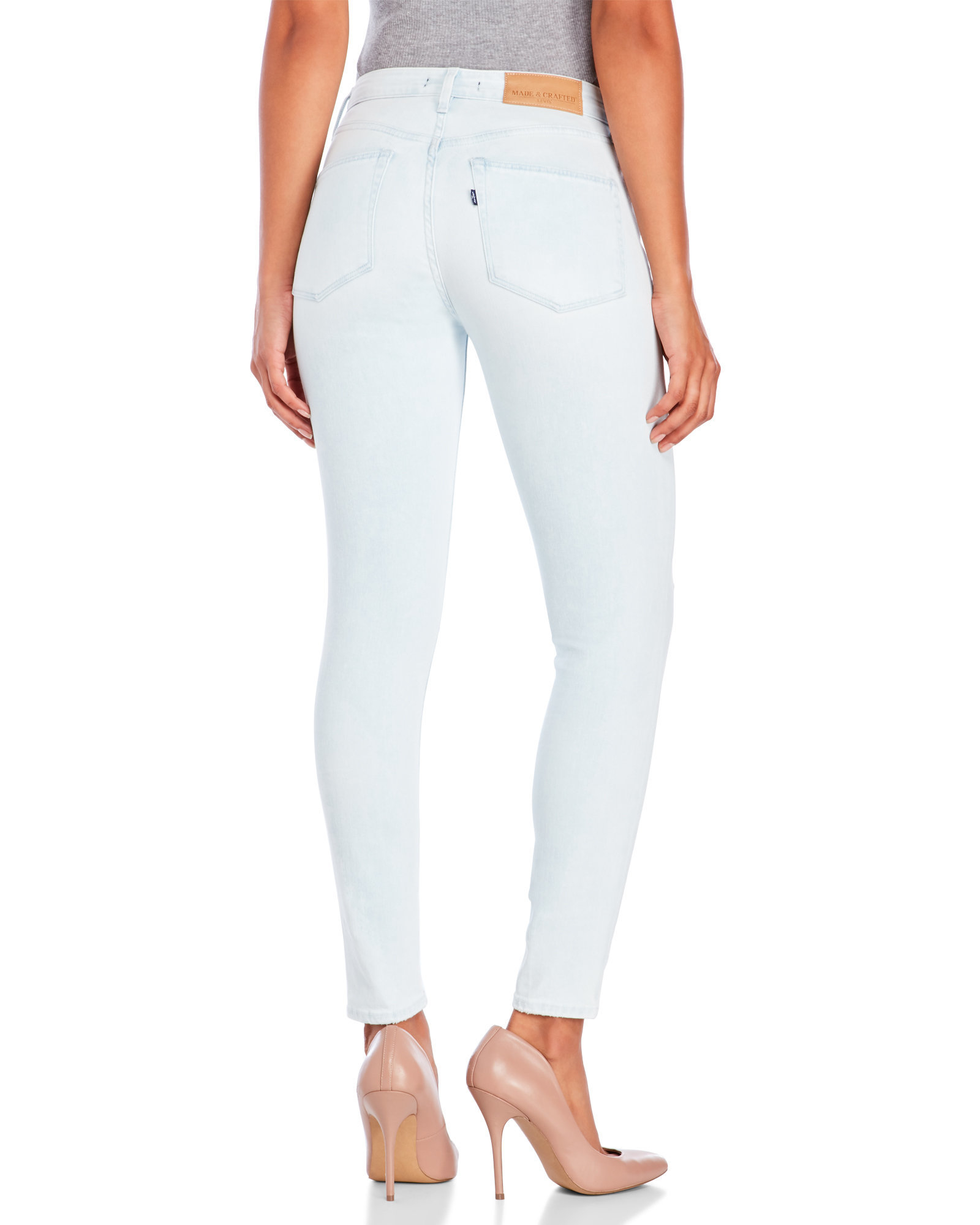 levi's white skinny jeans