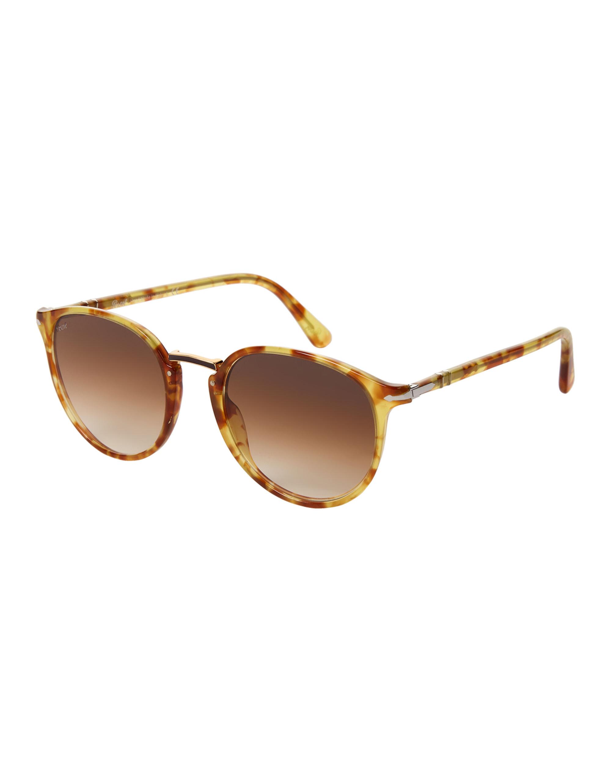 Persol Po3210 Tortoiseshell-look Round Sunglasses for Men - Lyst