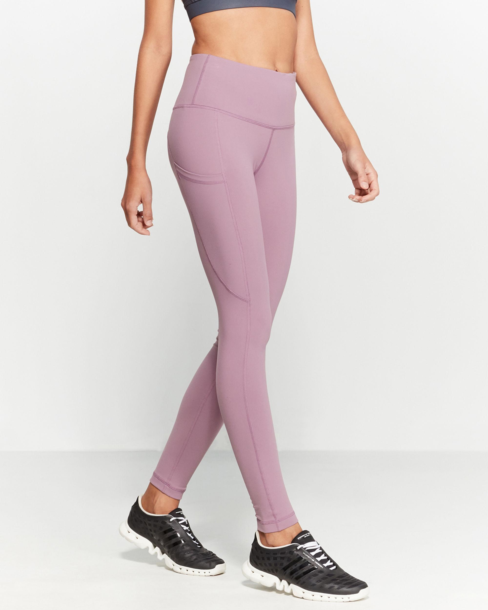 Lyst - 90 Degree By Reflex Missy High-rise Athletic Leggings in Pink