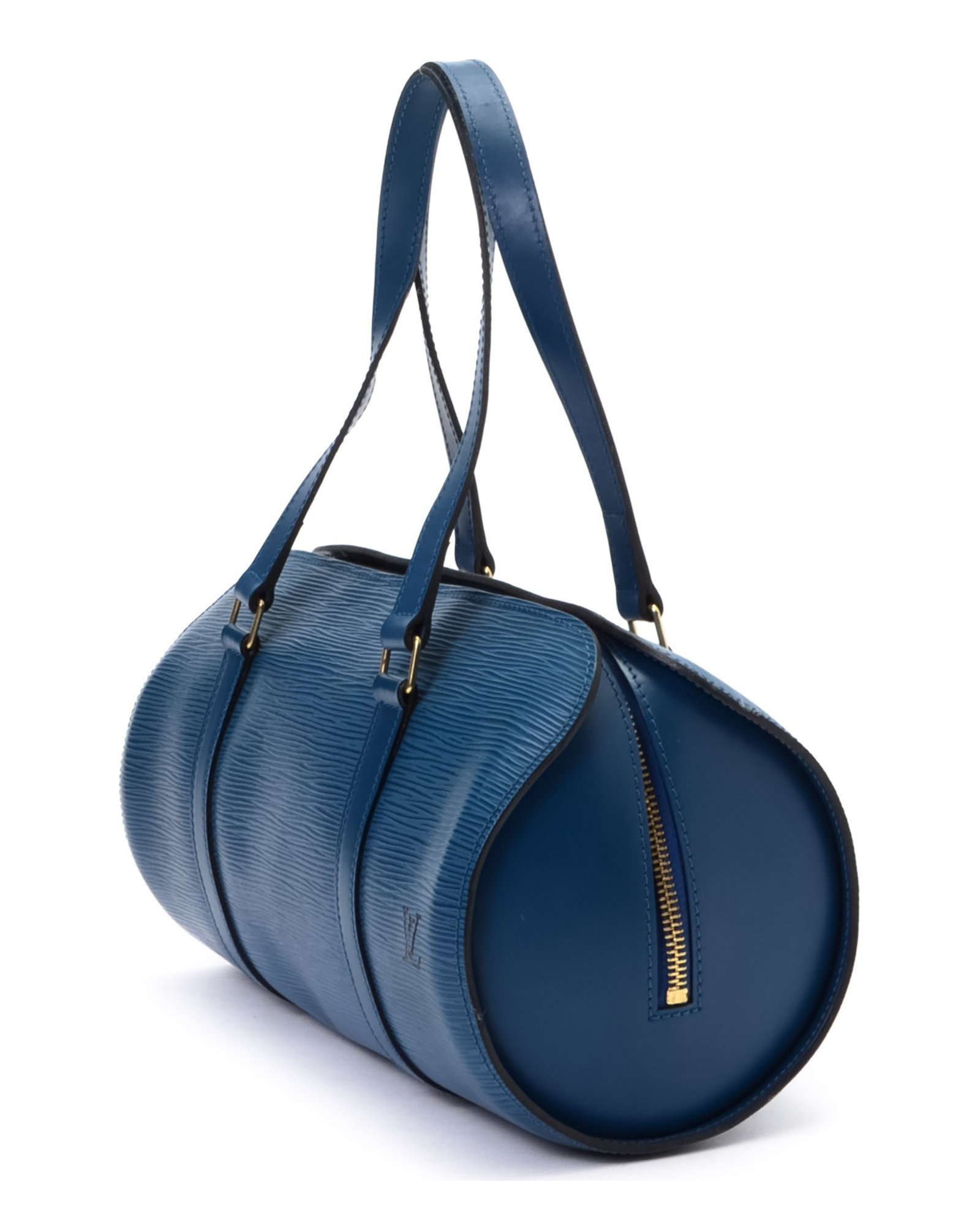 Néonoé bb leather handbag Louis Vuitton Blue in Leather - 32252261