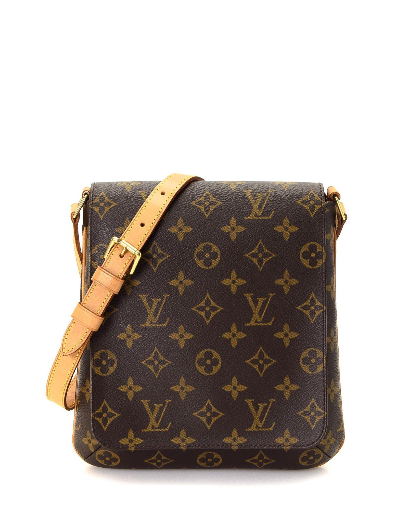 Louis Vuitton Canvas Crossbody Bag Vintage In Brown Lyst