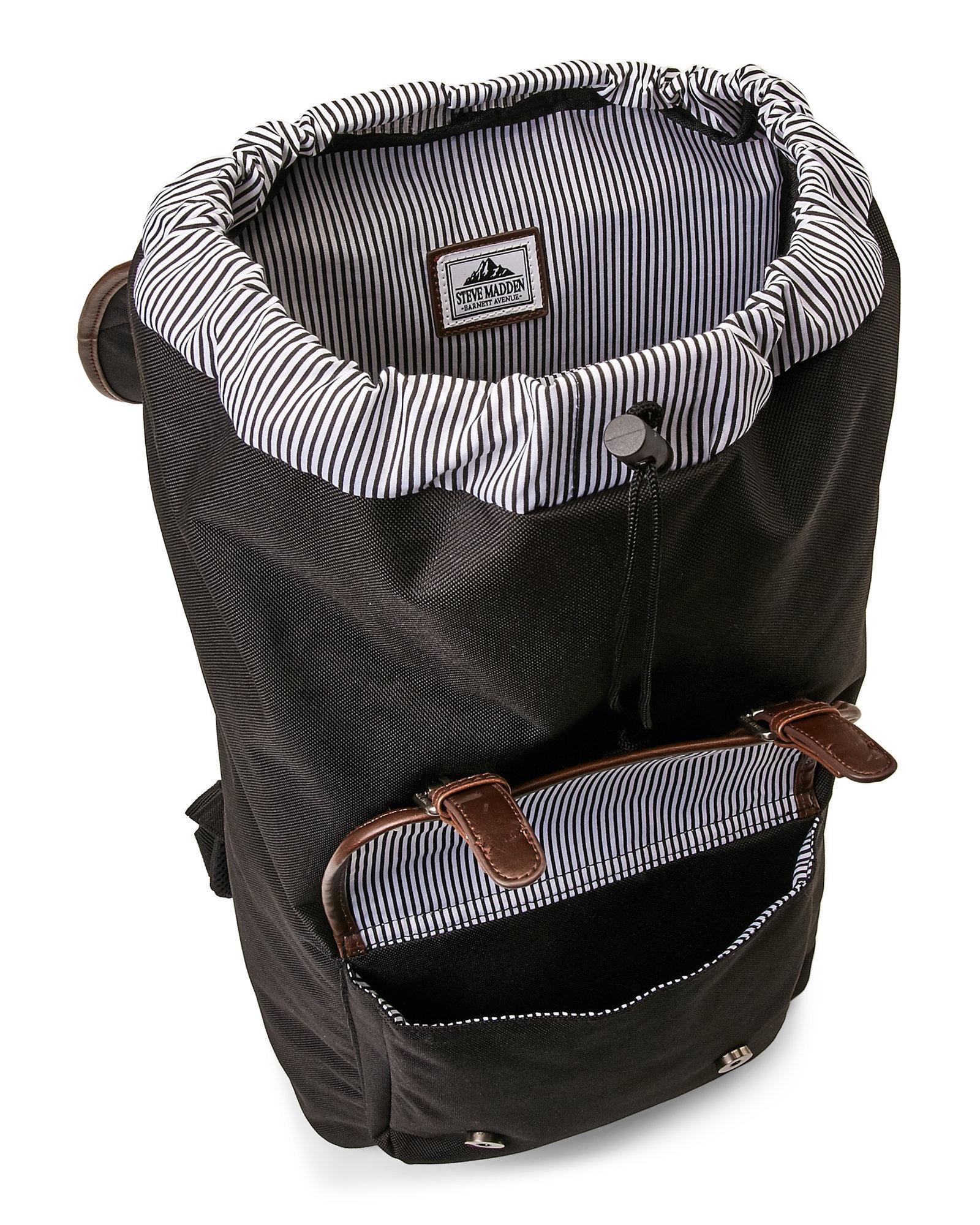 Lyst - Steve Madden Utility Backpack in Black for Men