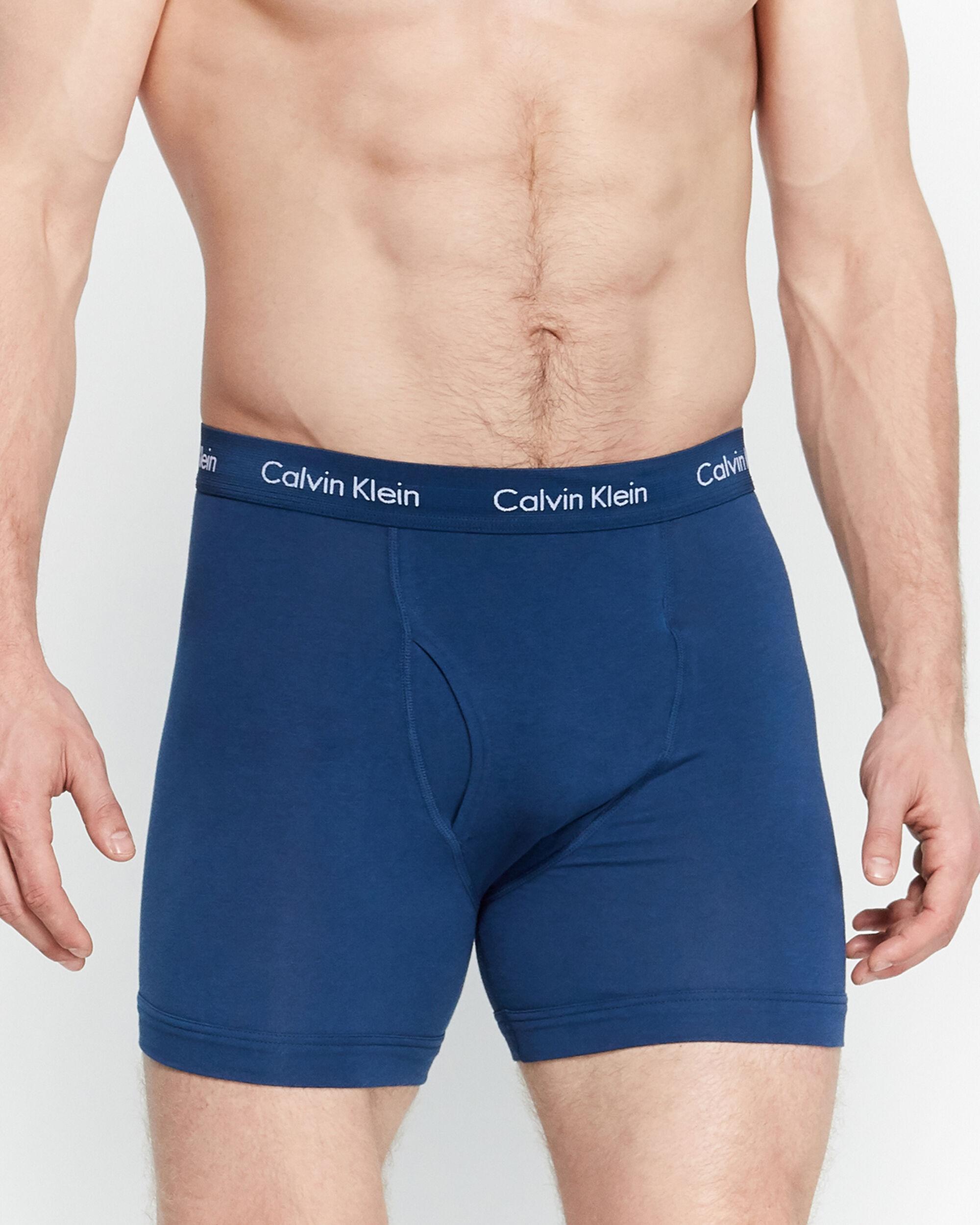 Calvin Klein 3-pack Classic Stretch Boxer Briefs in Blue for Men - Lyst