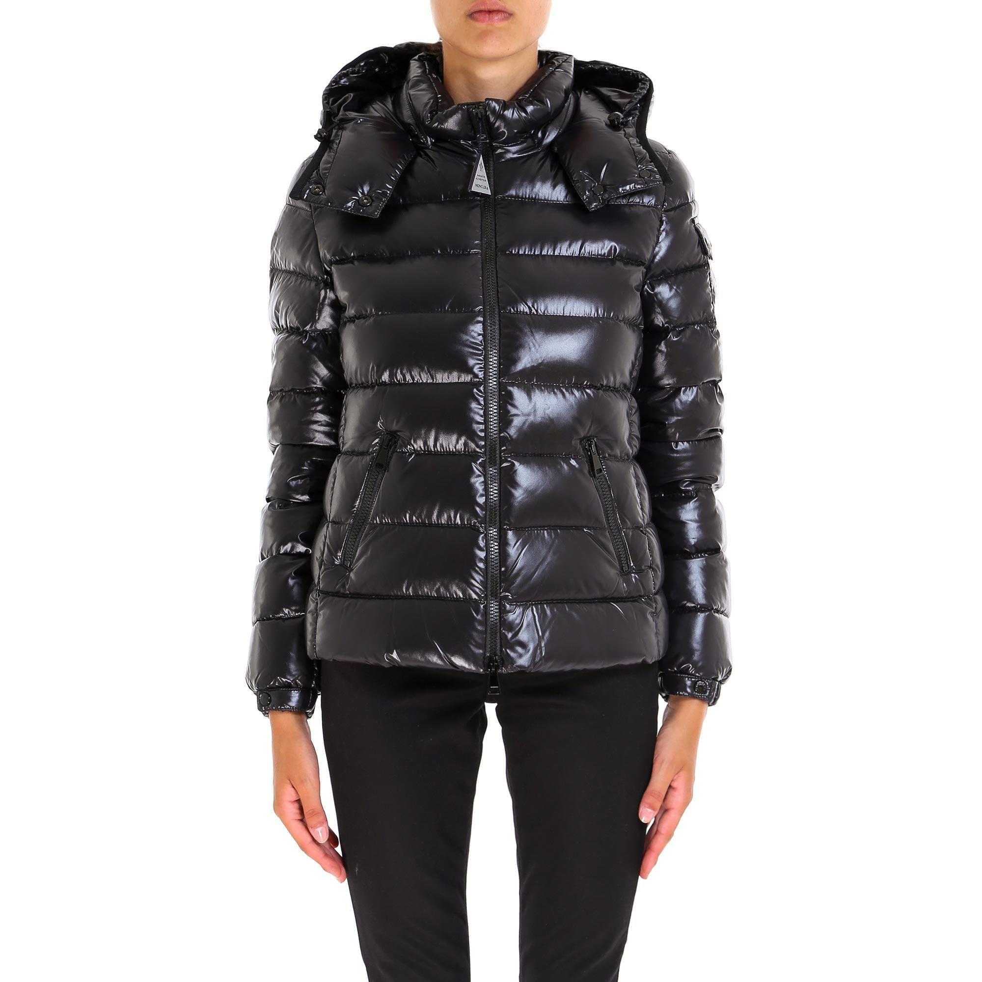Moncler Bady Quilted Detachable Hood Jacket in Black - Lyst
