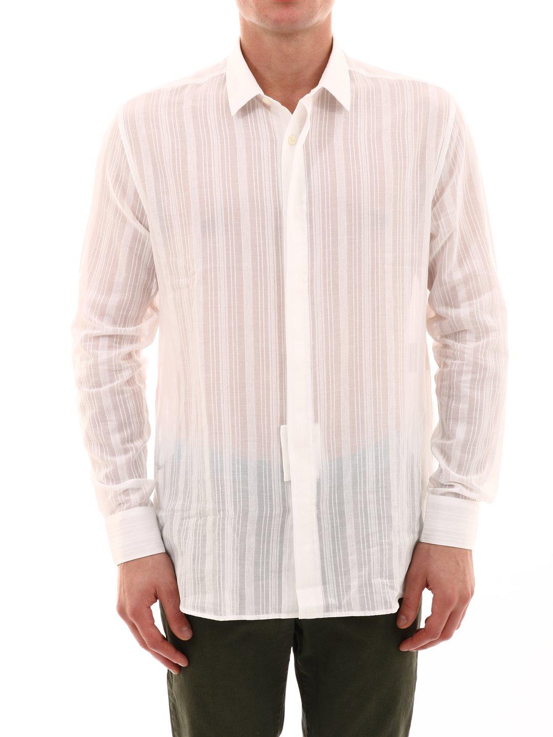 vertical stripe shirt men