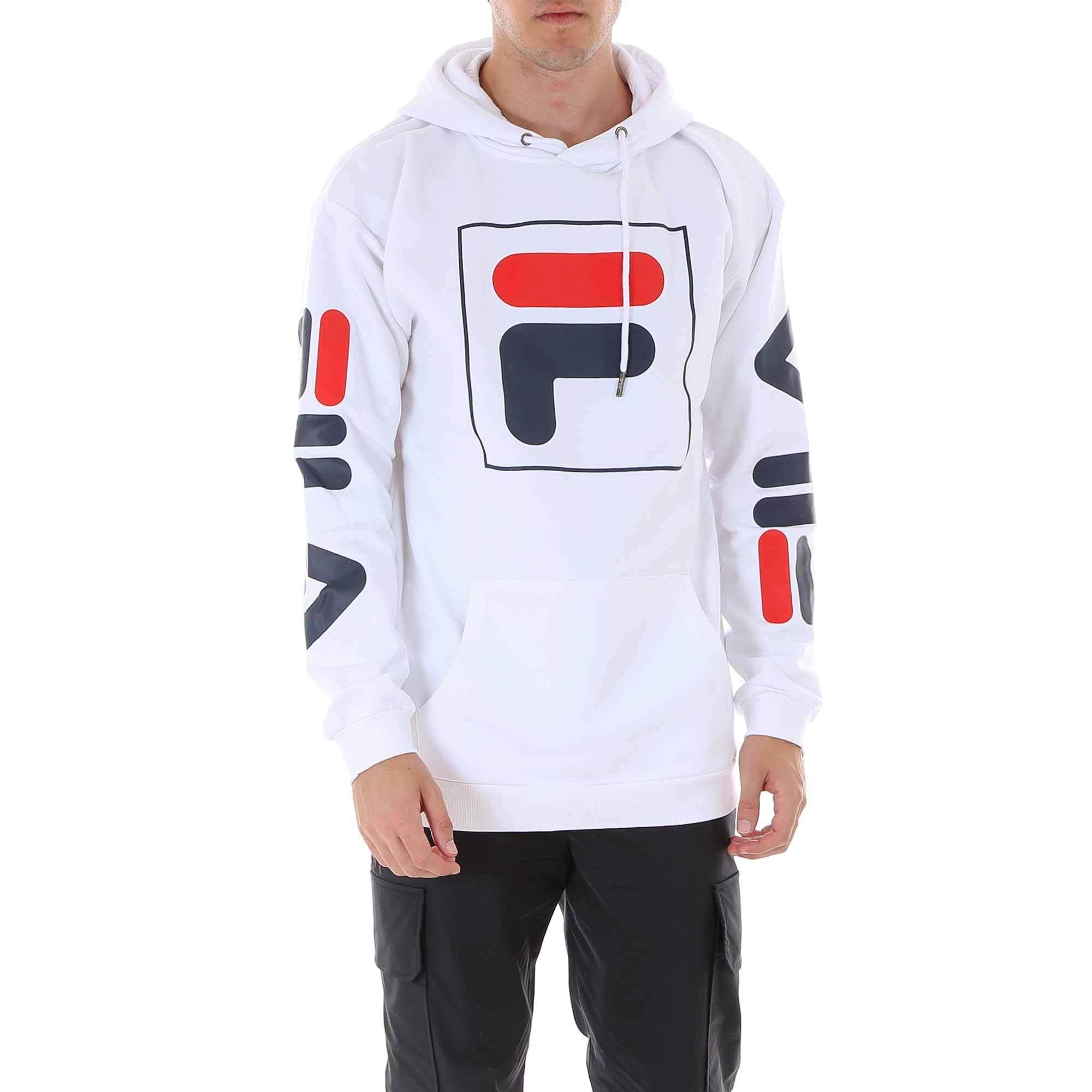 white fila hoodie