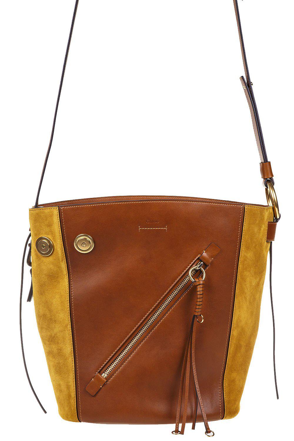 Lyst Chloé Myer Small Shoulder Bag In Brown Chloé Women S Brown Myer Small Shoulder Bag