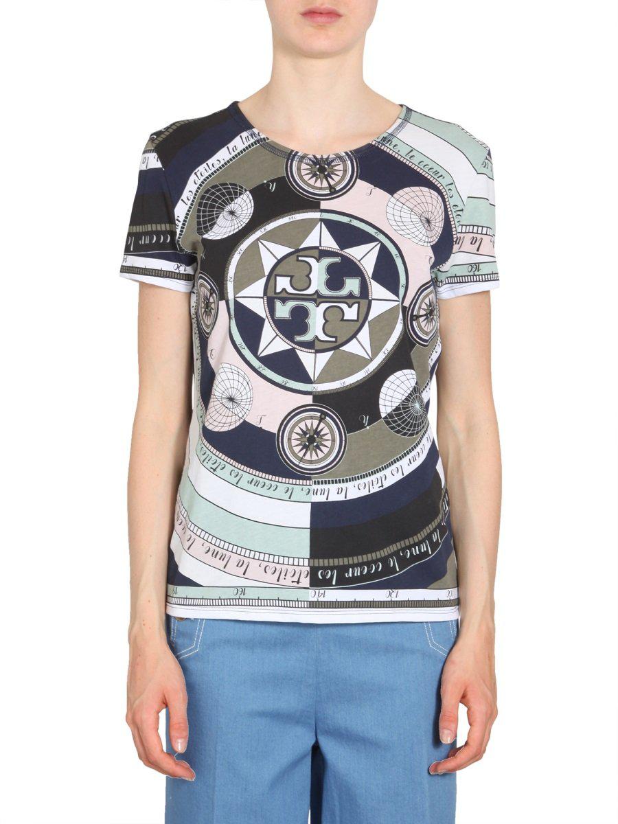 tory burch t shirt logo