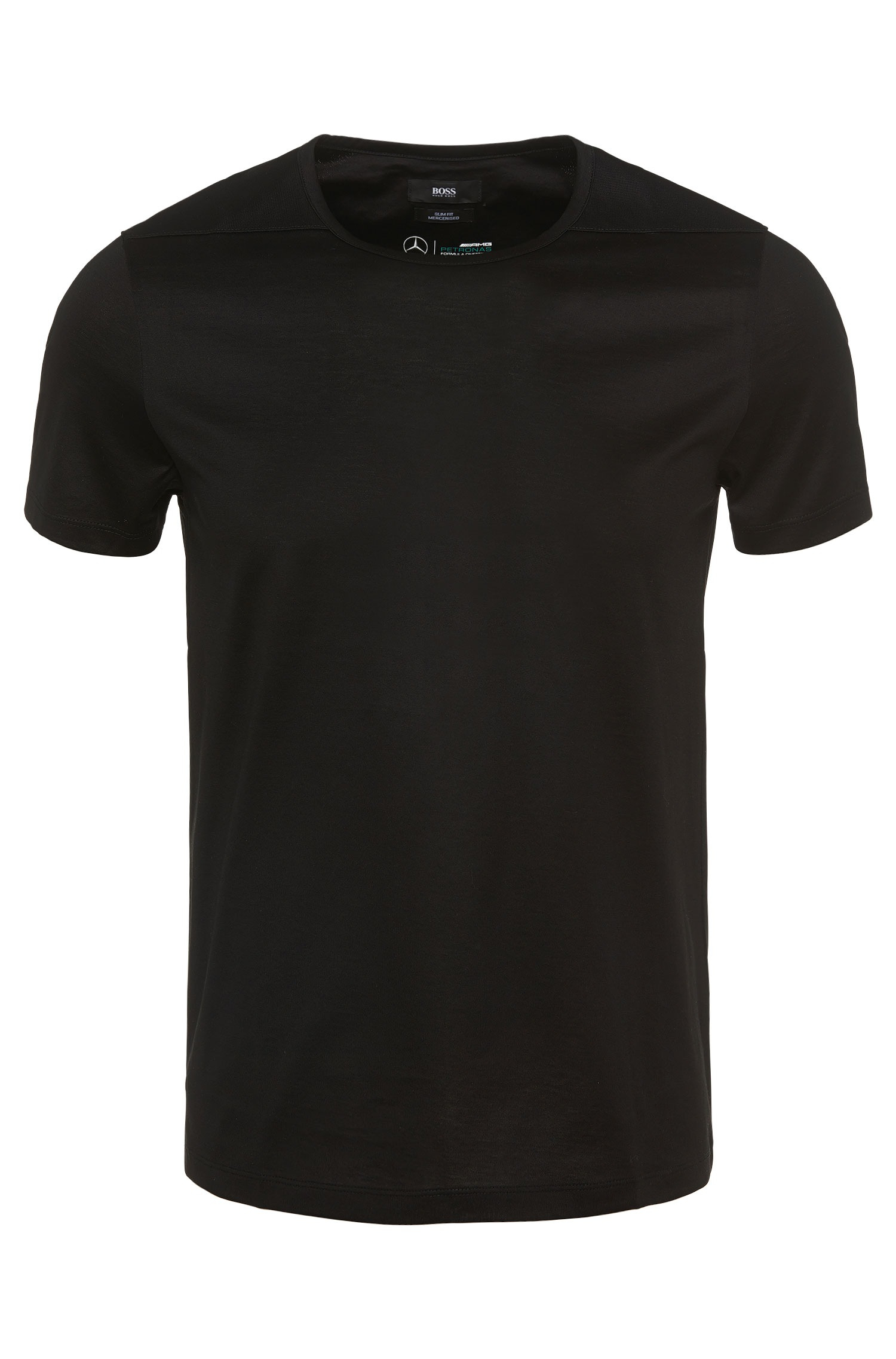 Lyst - Boss 'lecco' | Mercerized Cotton T-shirt in Black for Men