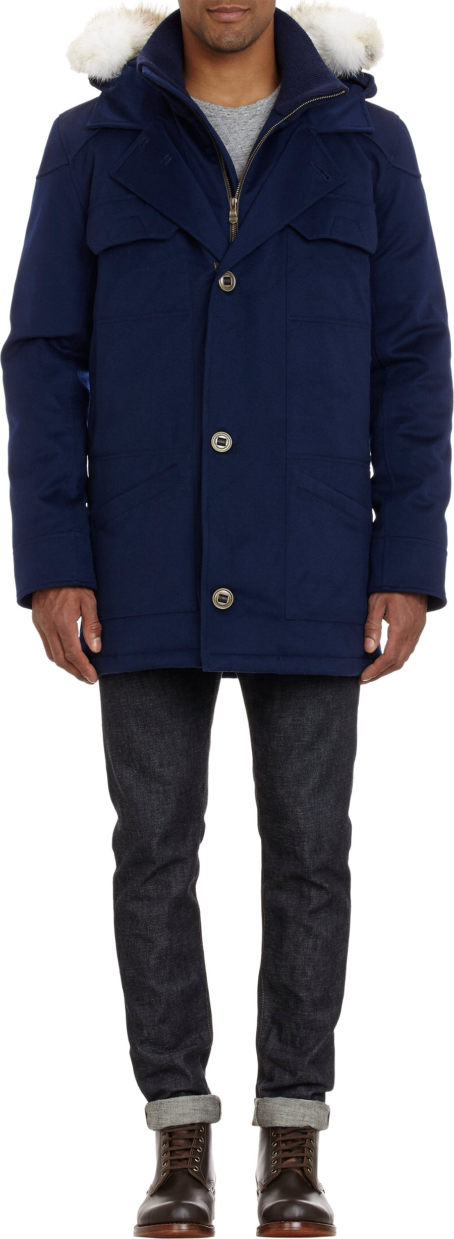 canada goose wool coat