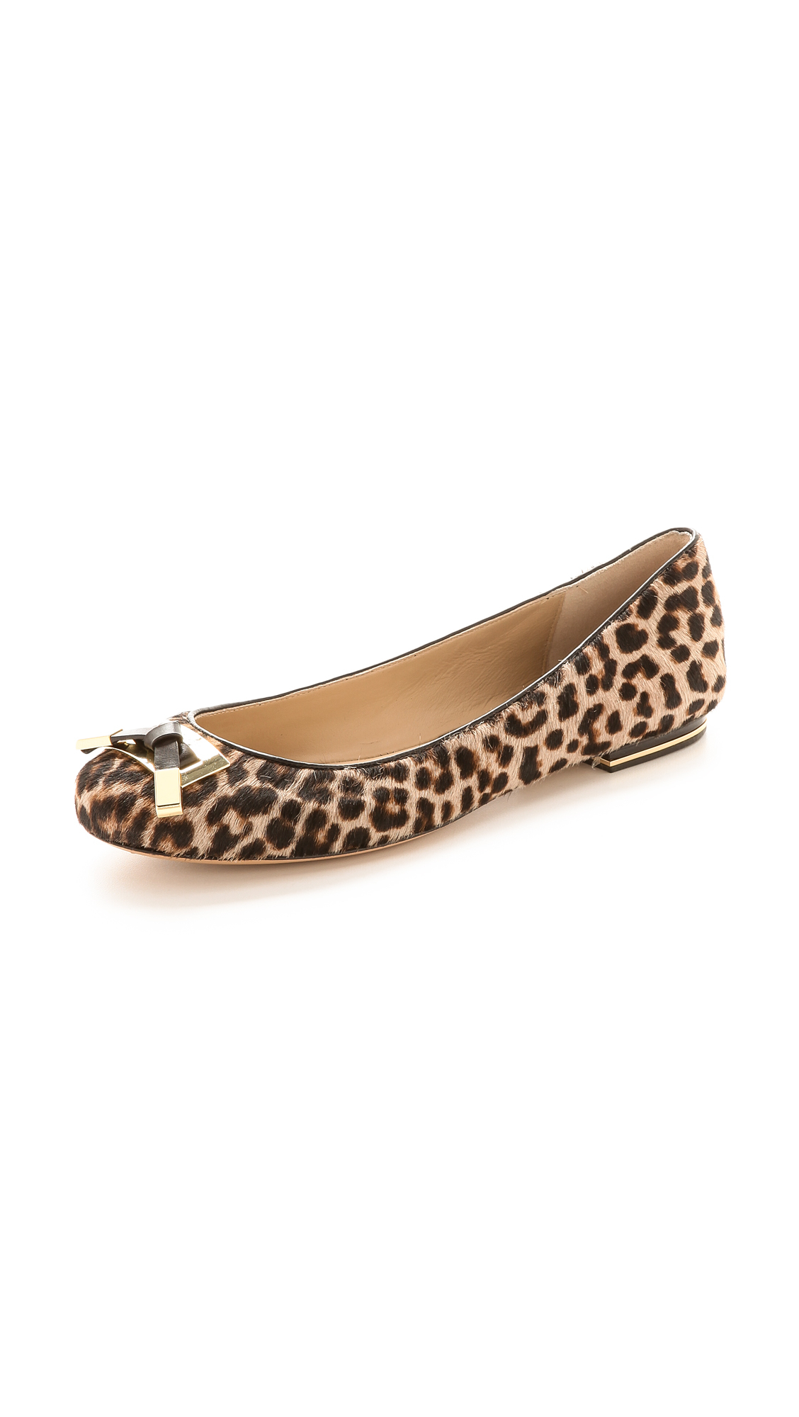 Michael Kors Haircalf Flats Fawn Leopard in Animal (Fawn Leopard) | Lyst