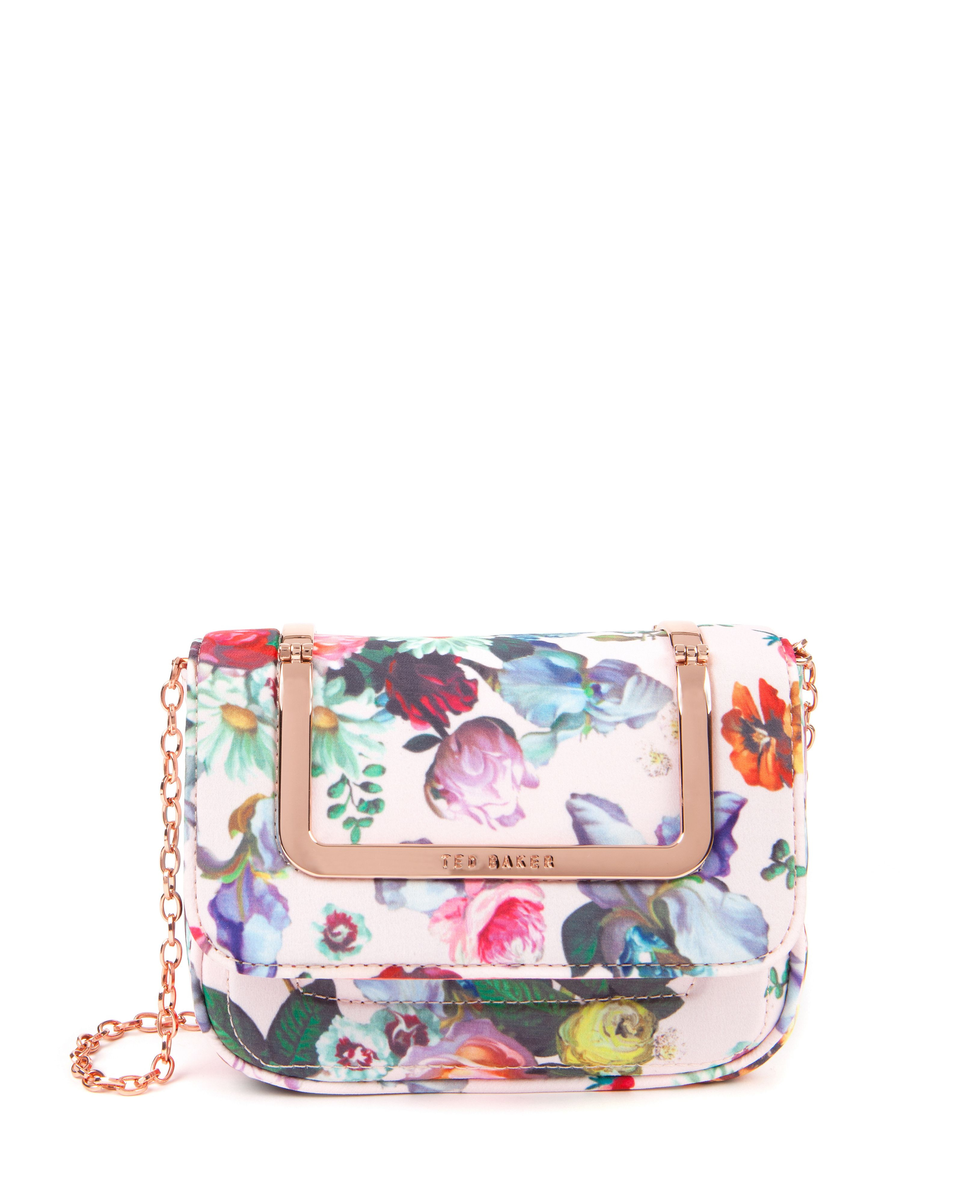Ted Baker Fluze Floral Clutch Bag in Multicolor (Pink) | Lyst