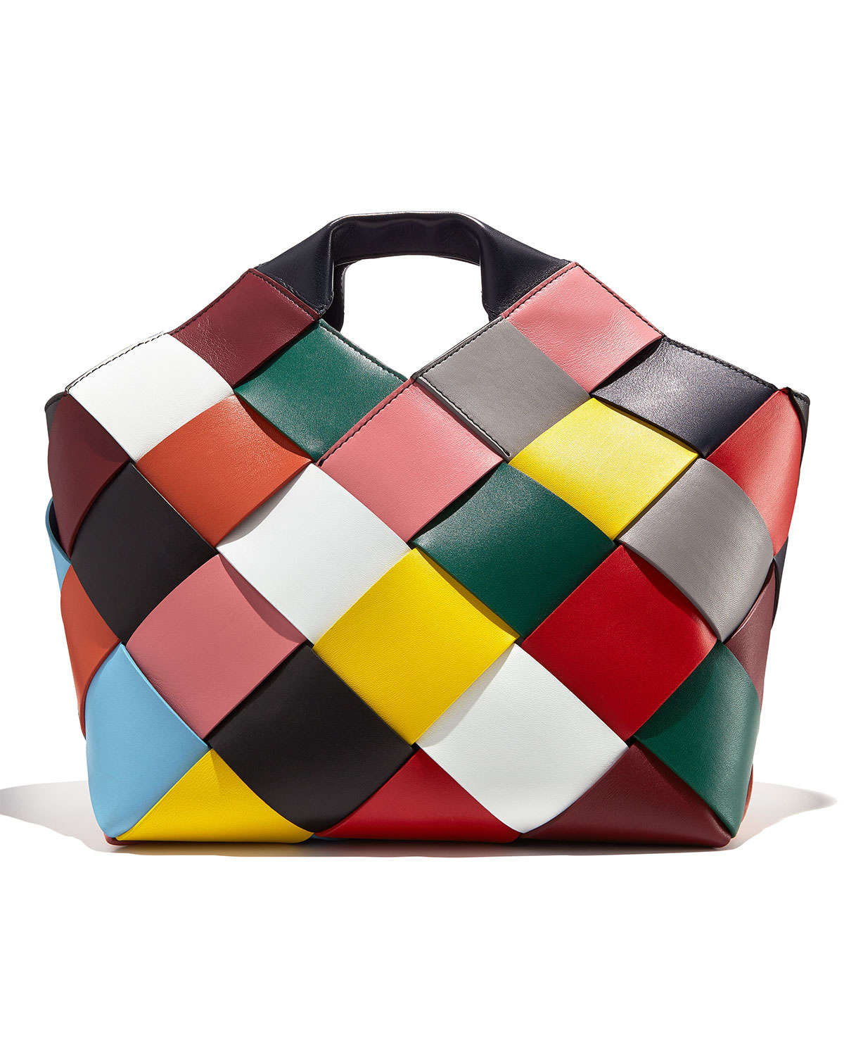 Lyst - Loewe Small Woven Leather Tote Bag