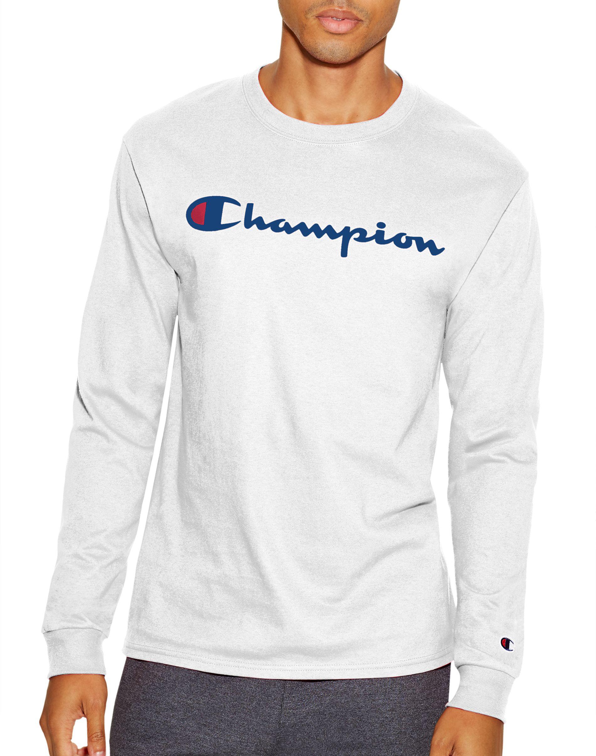 champion long sleeve shirt mens