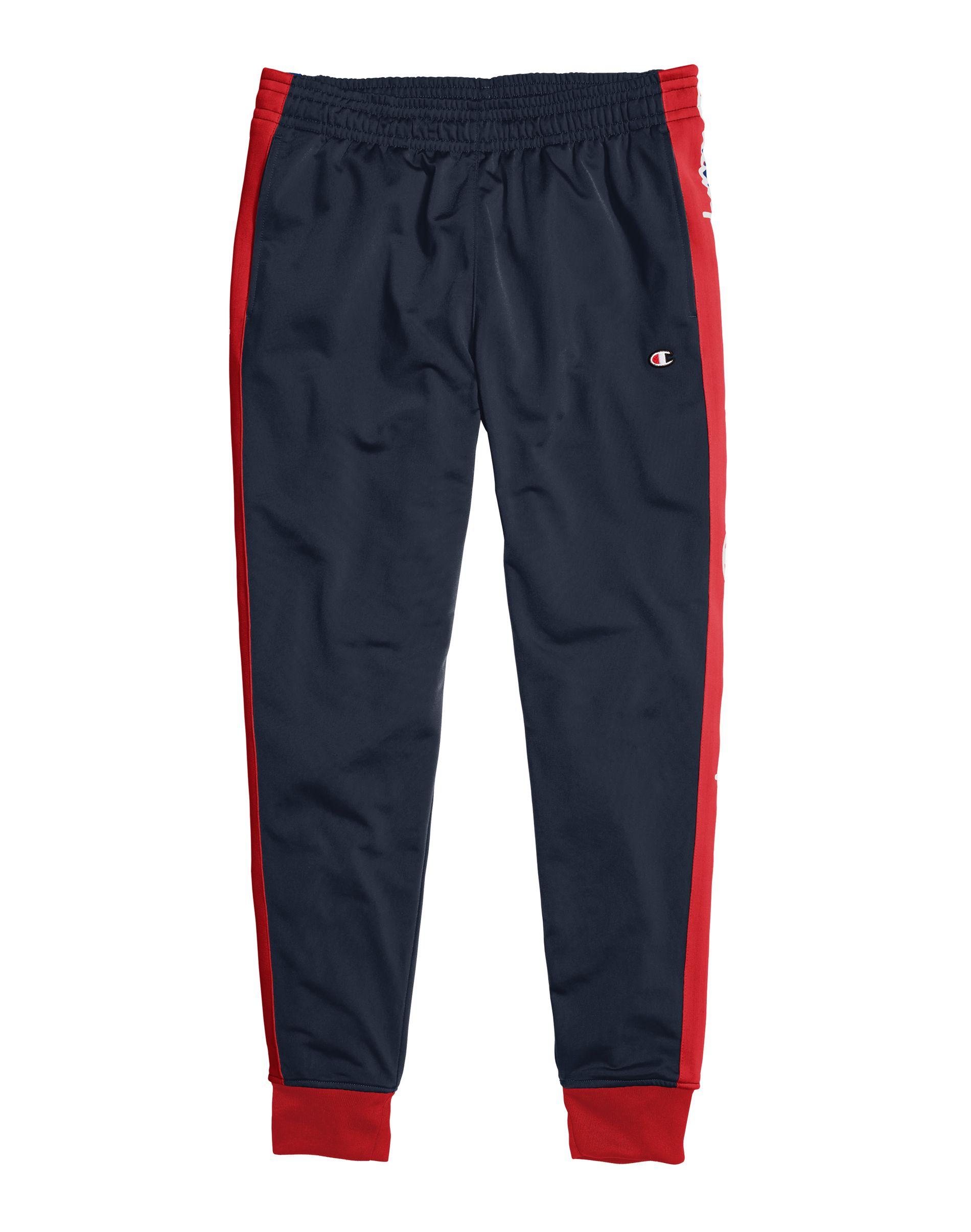Champion Synthetic Life® Track Pants in Navy/Scarlet (Blue) for Men - Lyst