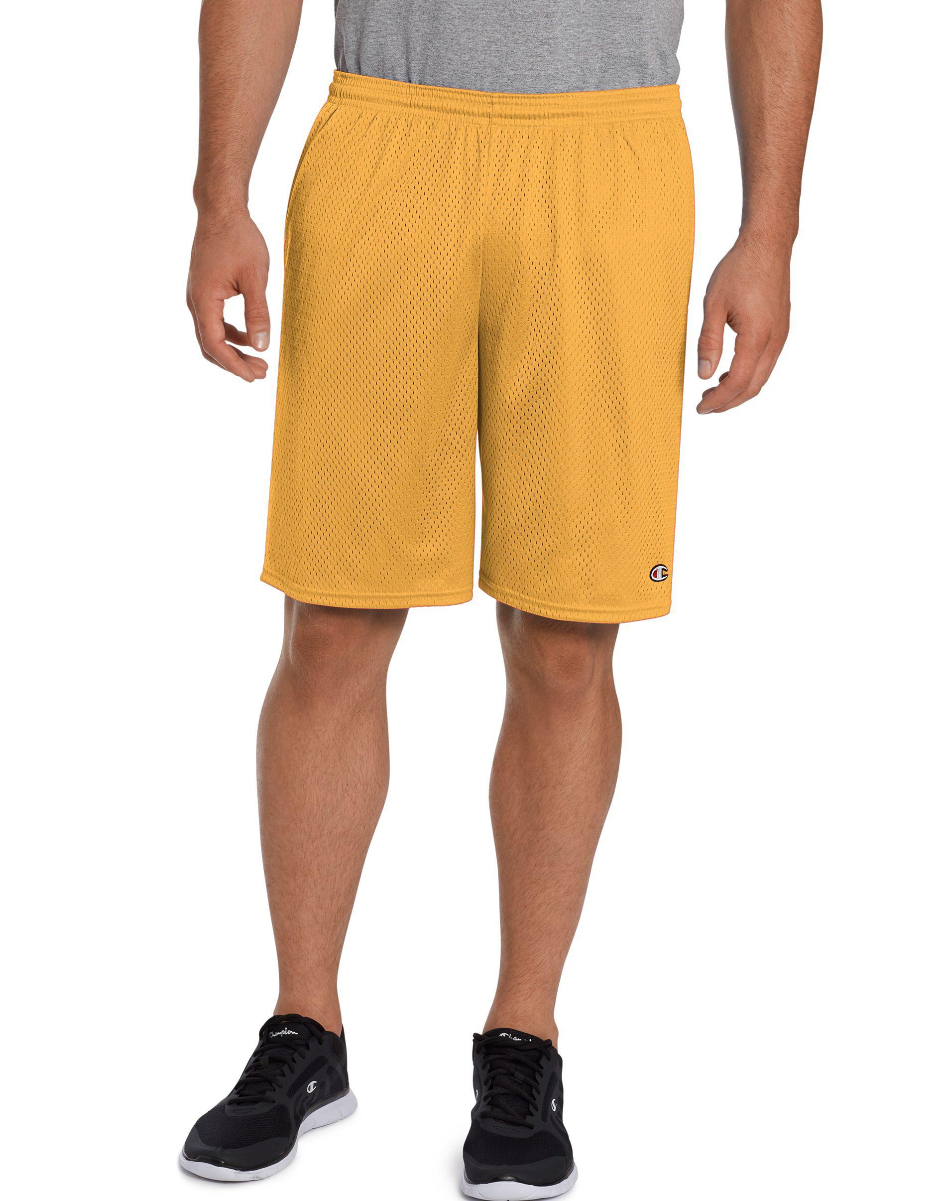 champion long mesh shorts