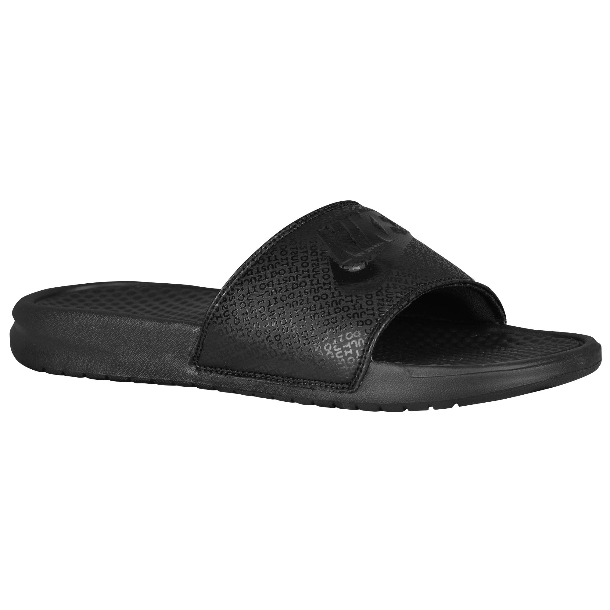 nike benassi jdi slide black