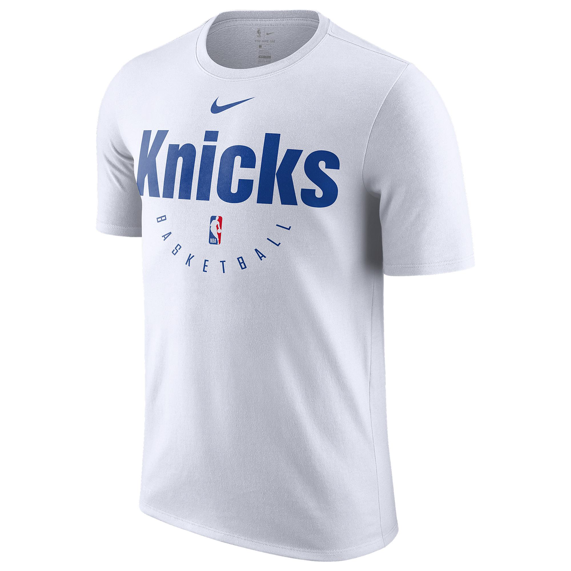 Nike New York Knicks Nba Player Practice T-shirt in White for Men - Lyst